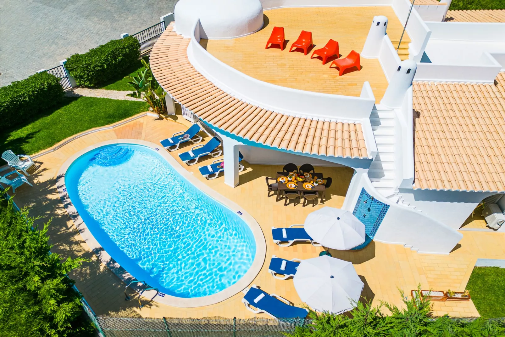 Villa Menorca-Gebieden zomer 1km