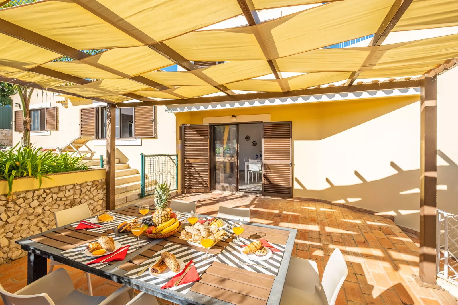 Villa Aruba-Terrasbalkon