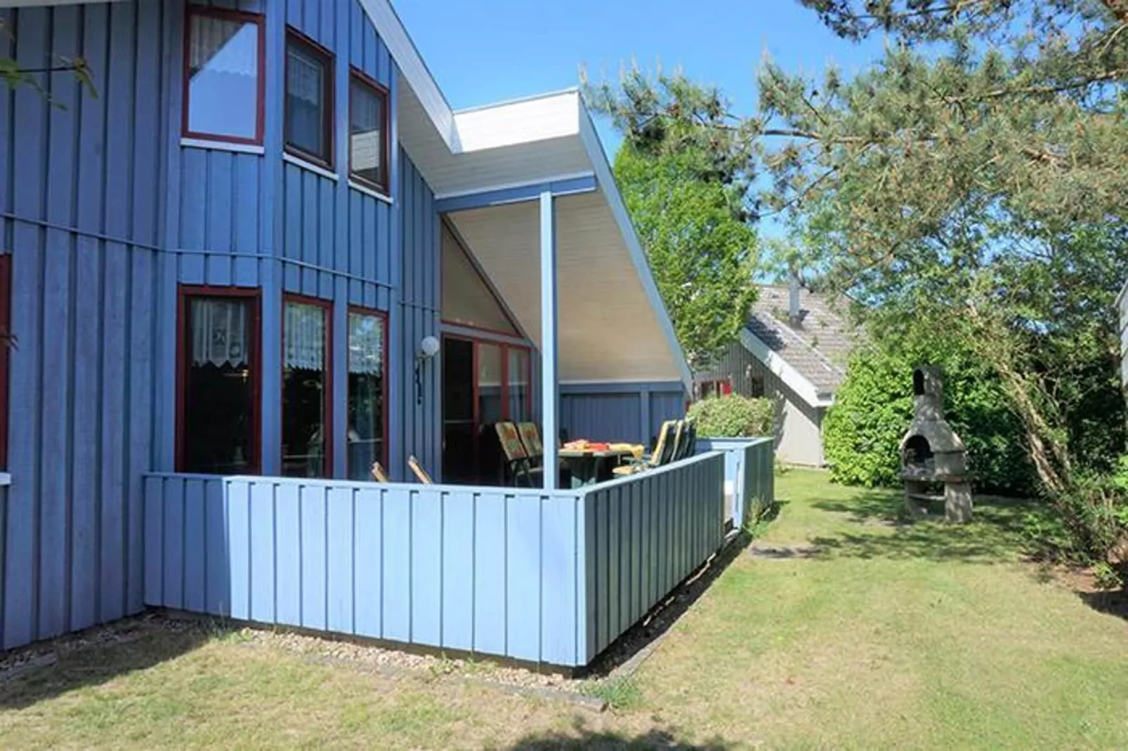 FH Wildgans Comfort mit Sauna & Kaminofen 81 qm 182-Terrasbalkon