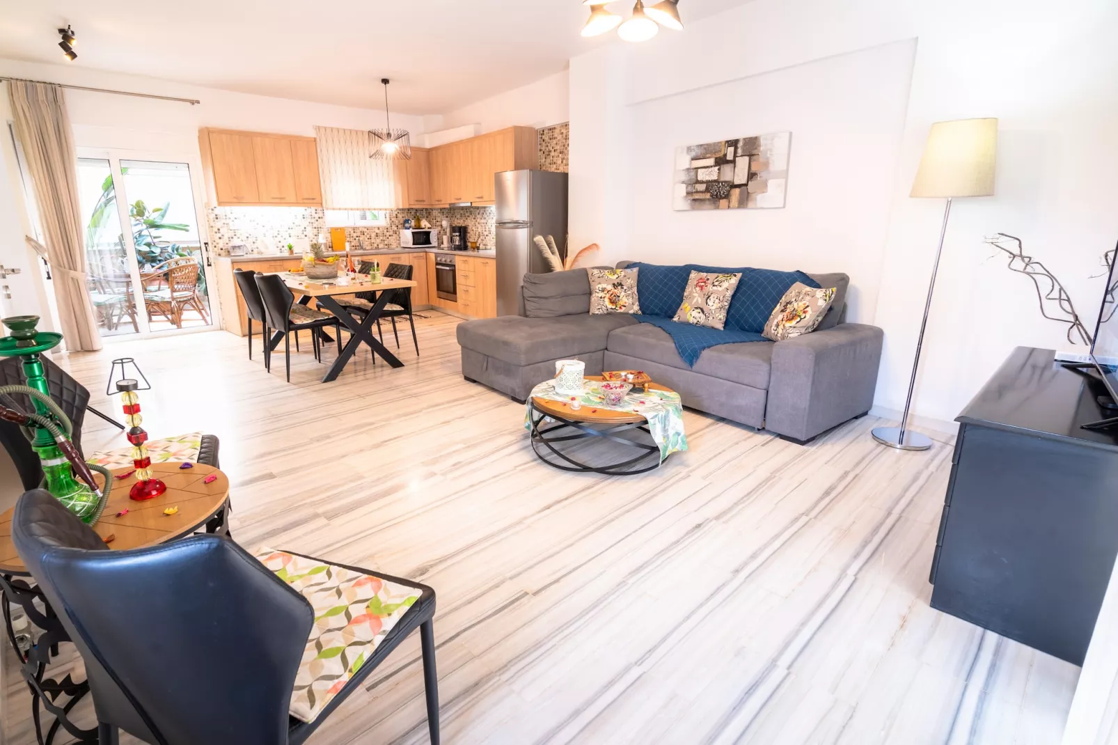 Ilias House-Woonkamer