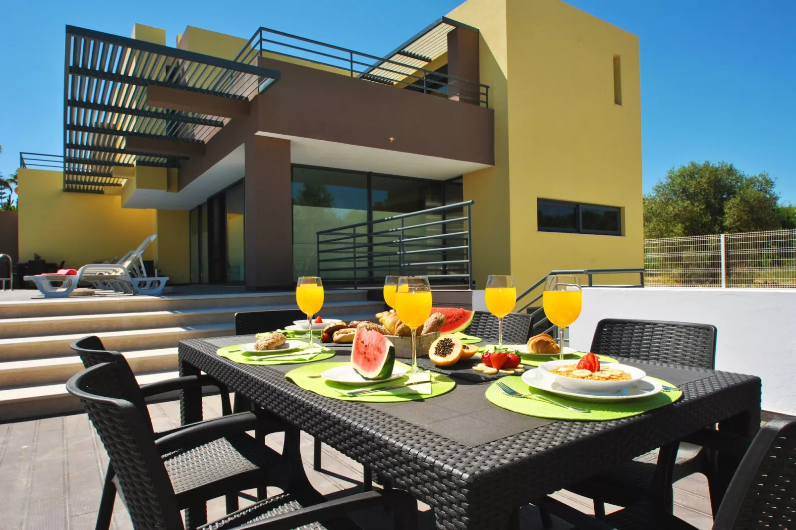 Villa Bahamas-Terrasbalkon