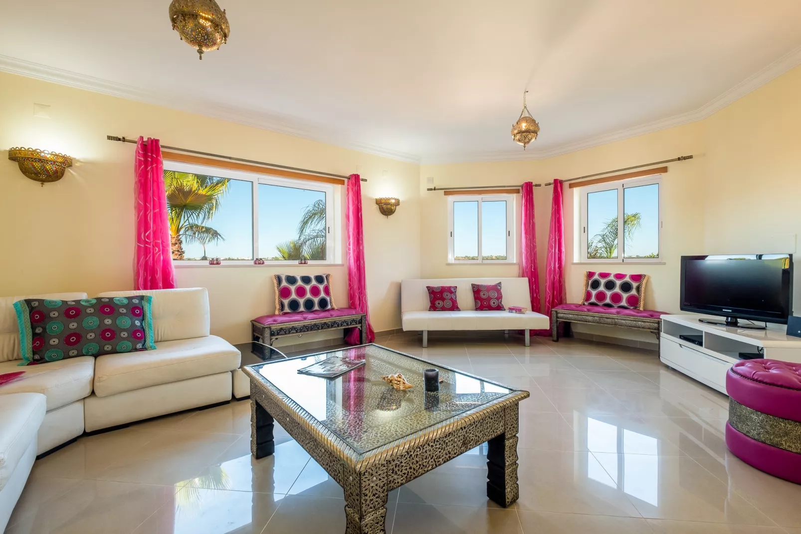 Villa Culebra-Woonkamer