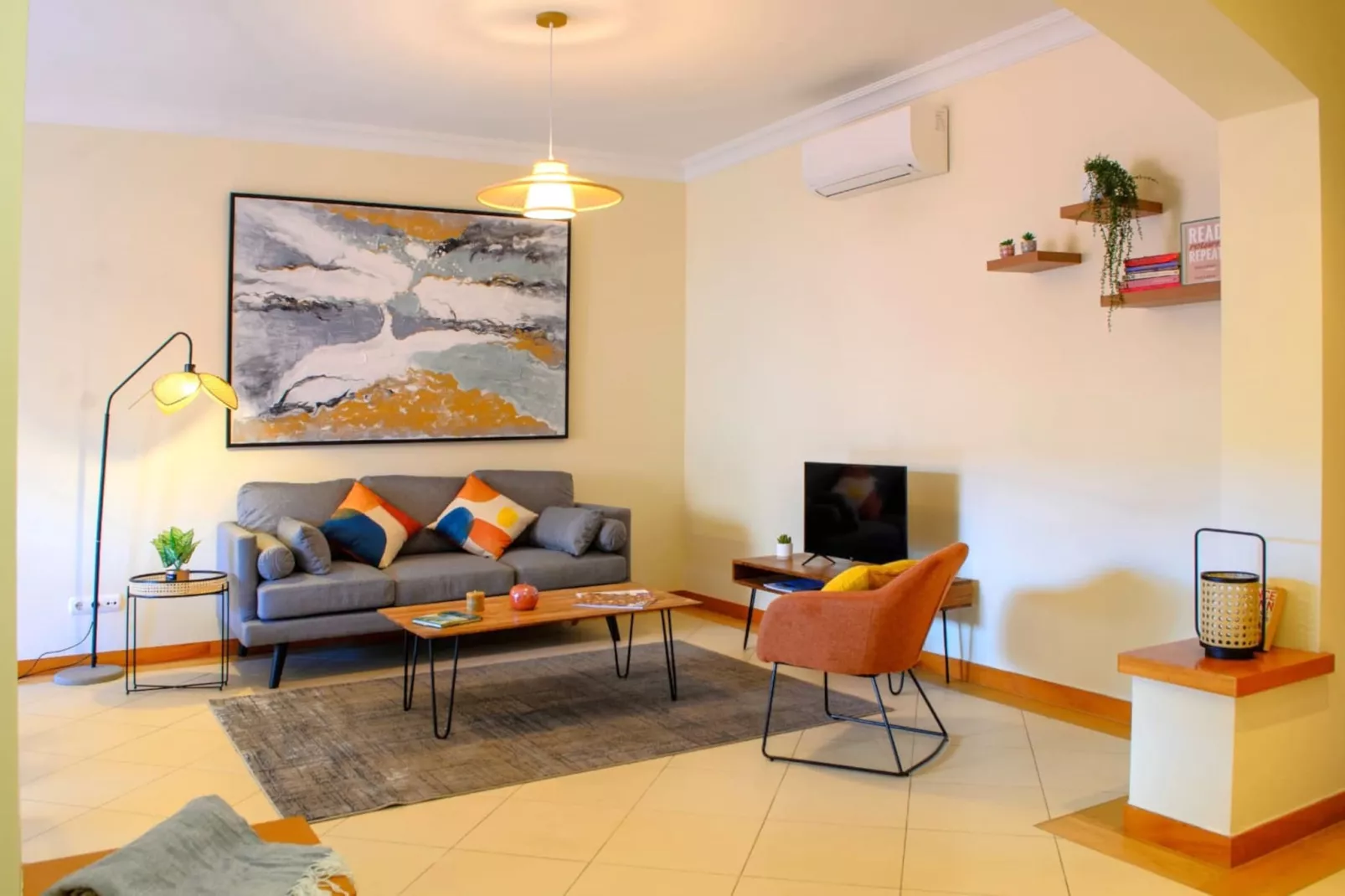Apartment Vilamoura Lux-Woonkamer