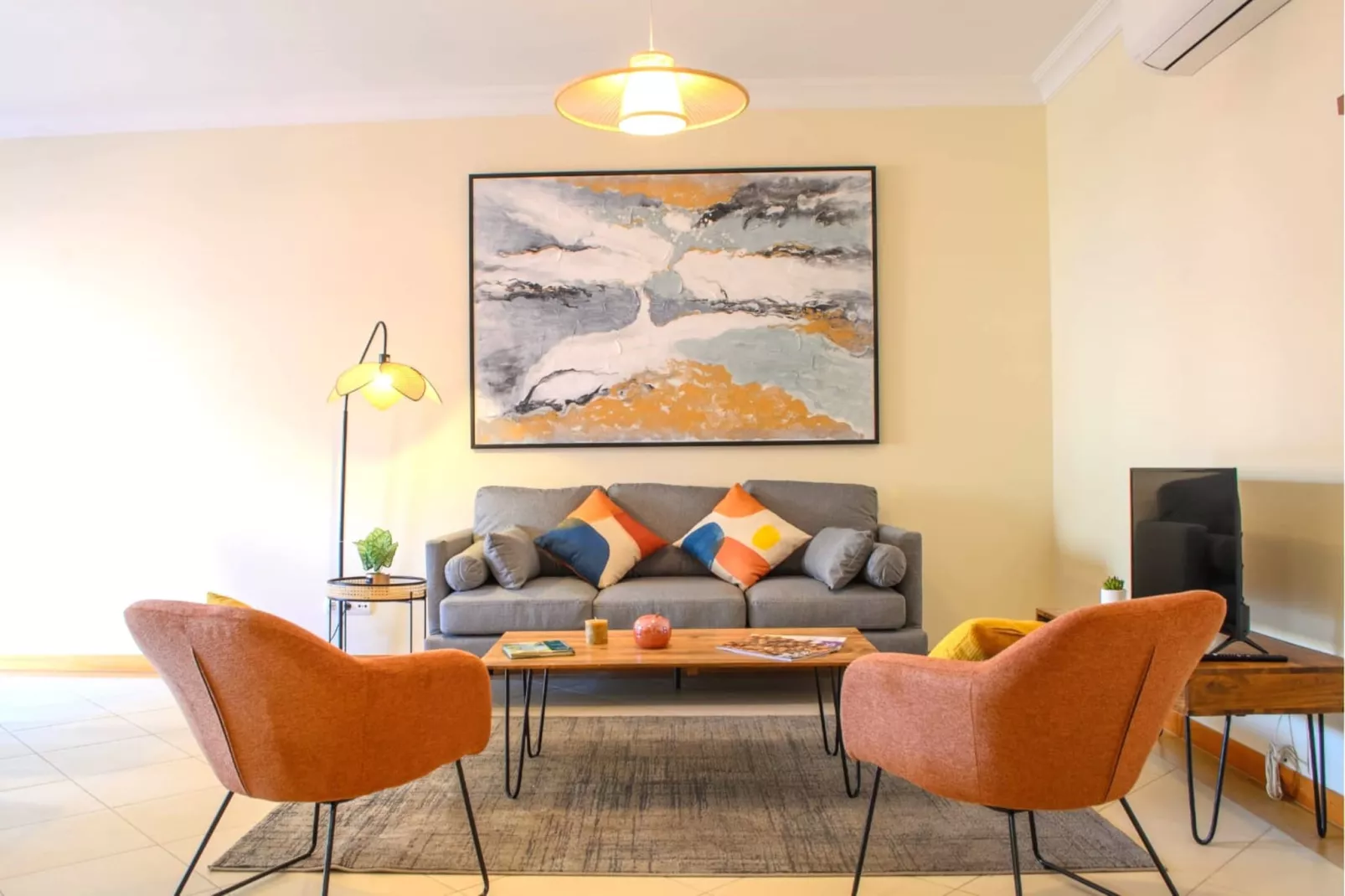 Apartment Vilamoura Lux-Woonkamer
