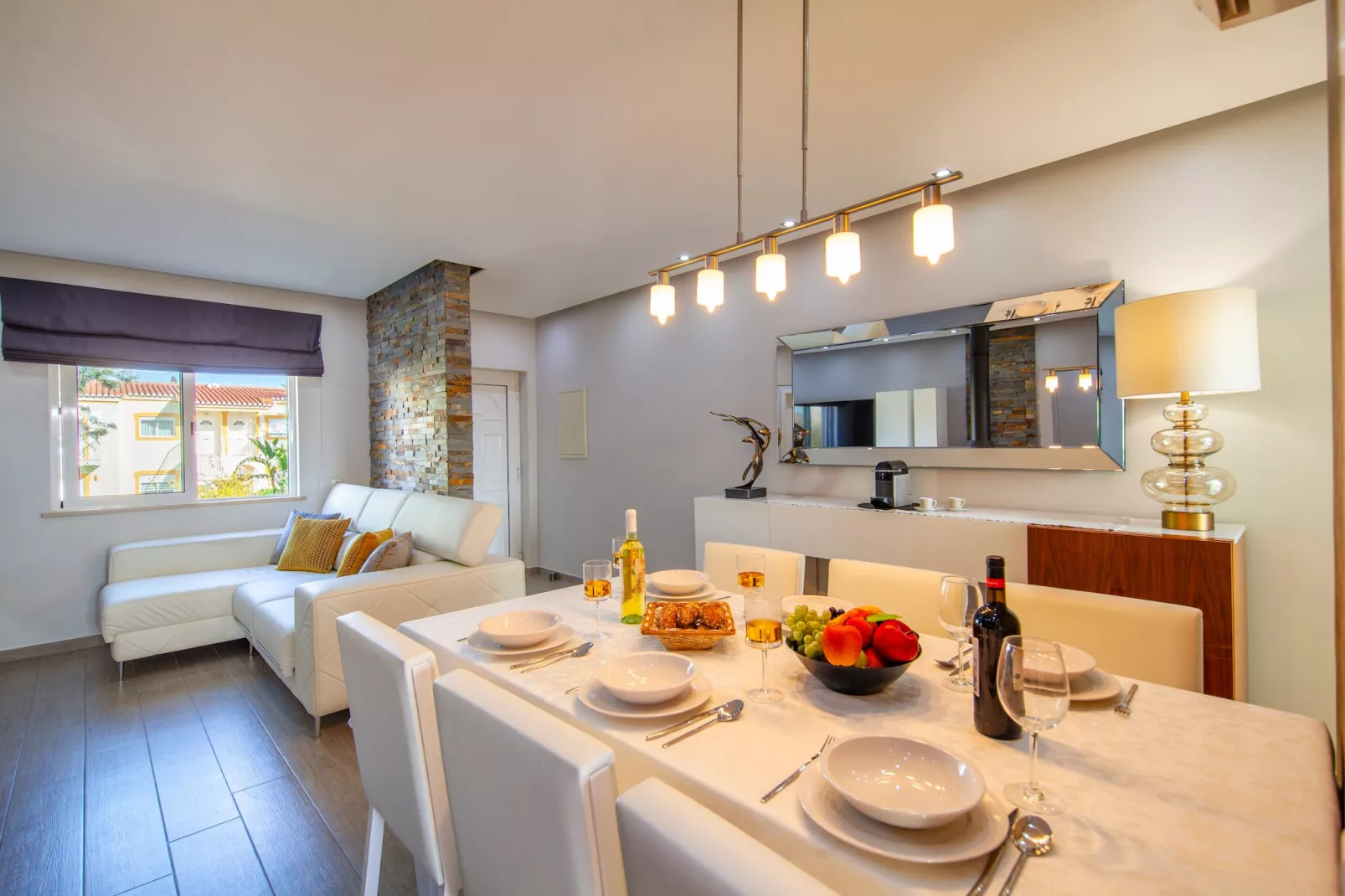 Apartment Oasis Diamond-Eetkamer