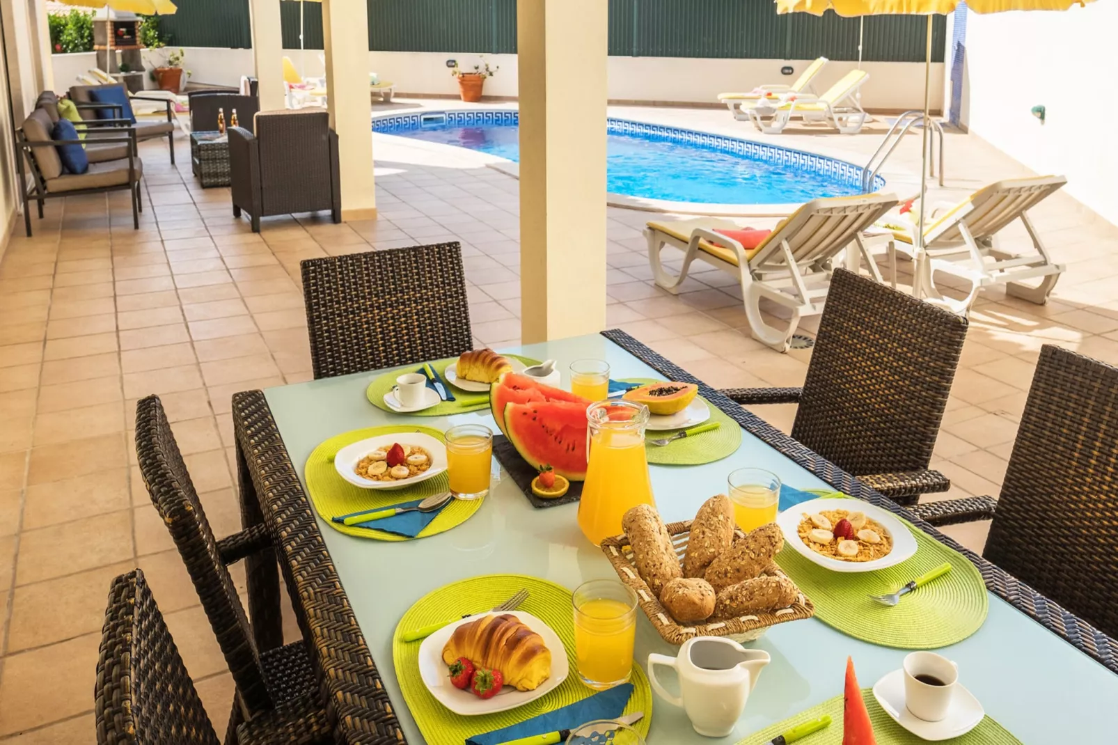 Villa Pauline-Terrasbalkon