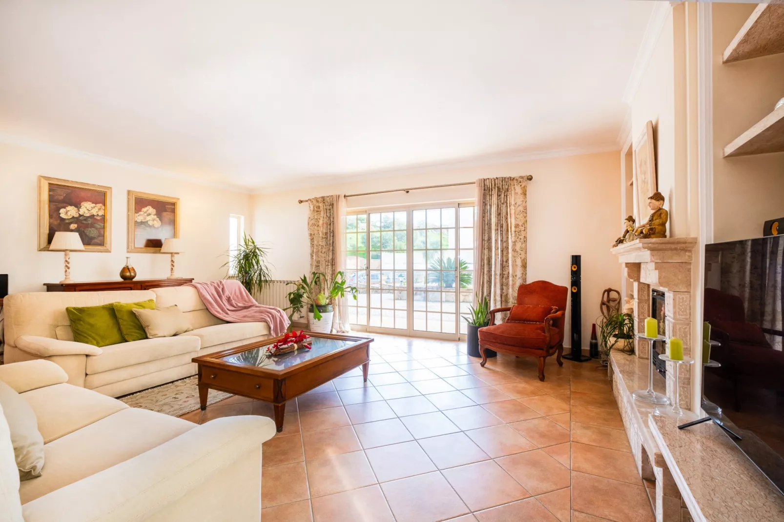 Villa Punta Cana-Woonkamer