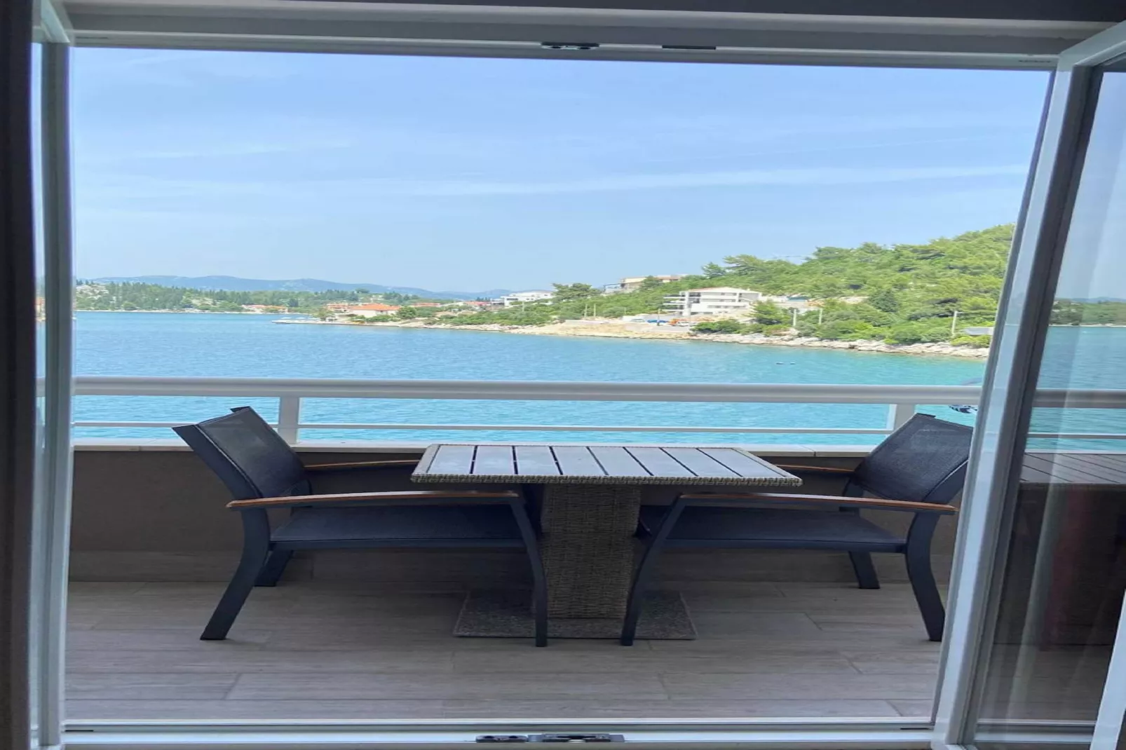 Apartments Tiho & Jelena- One Bedroom Apartment with Balcony and Sea View (Maestral)-Uitzicht