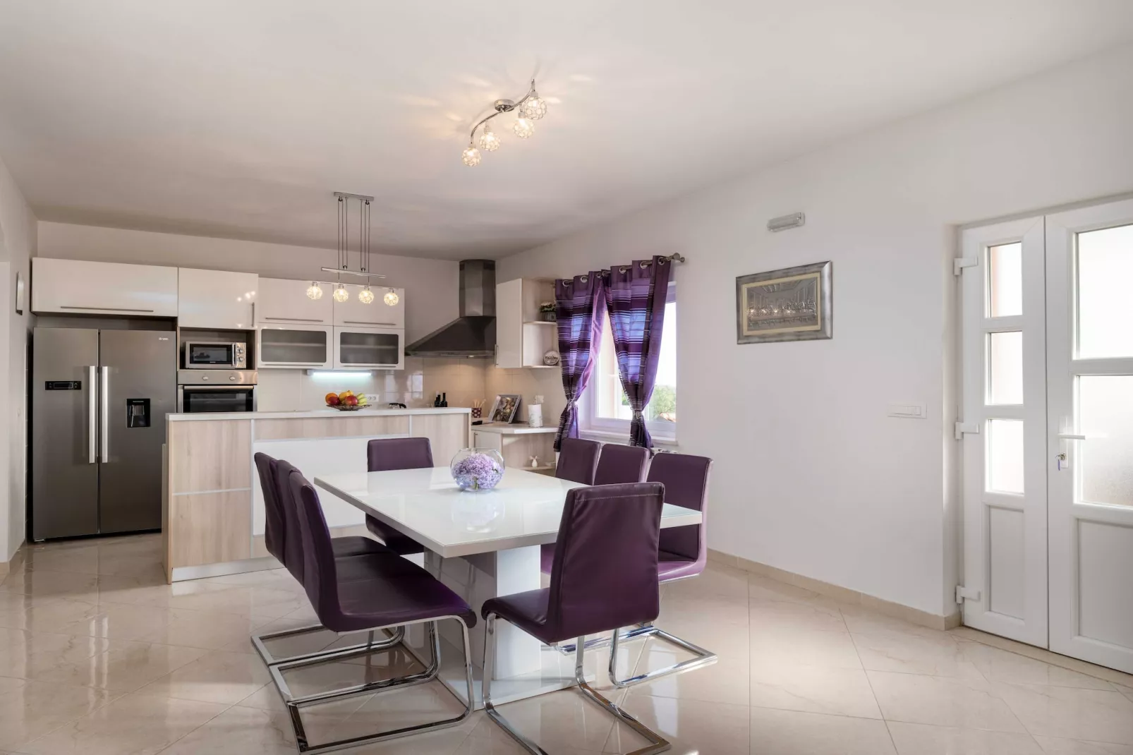 Villa Dragić- Four Bedroom Villa with Swimming Pool, Terrace and Sea View-Keuken