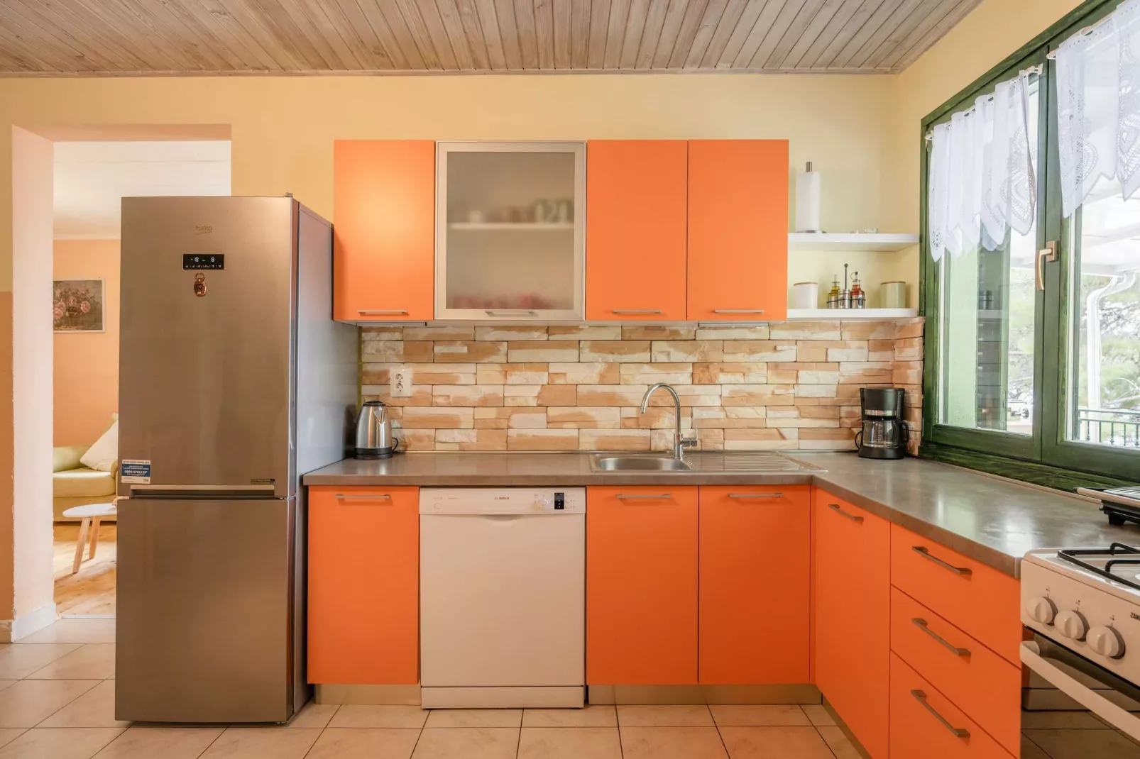 Holiday Home Melanie - Five bedroom house-Keuken
