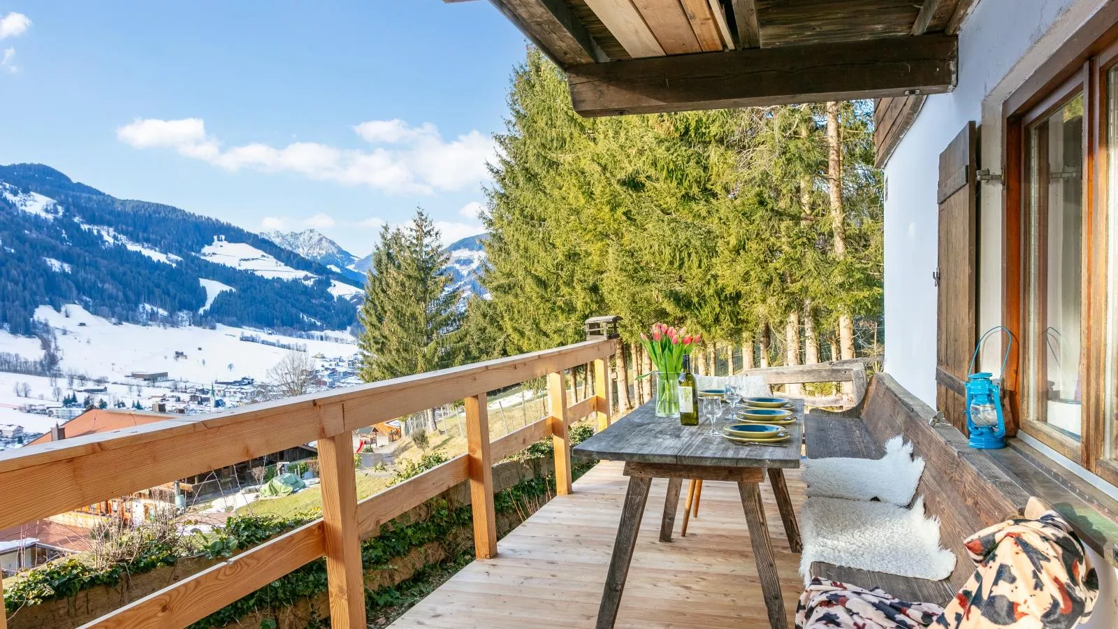 Sonnenhütte unten-Uitzicht winter