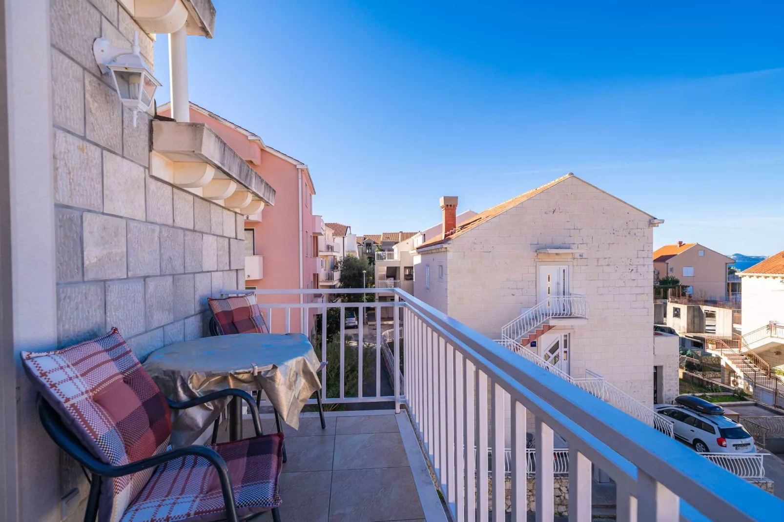 Apartments Senjo - One Bedroom Apartment with Balcony with Sea View (Apartman 1)-Uitzicht