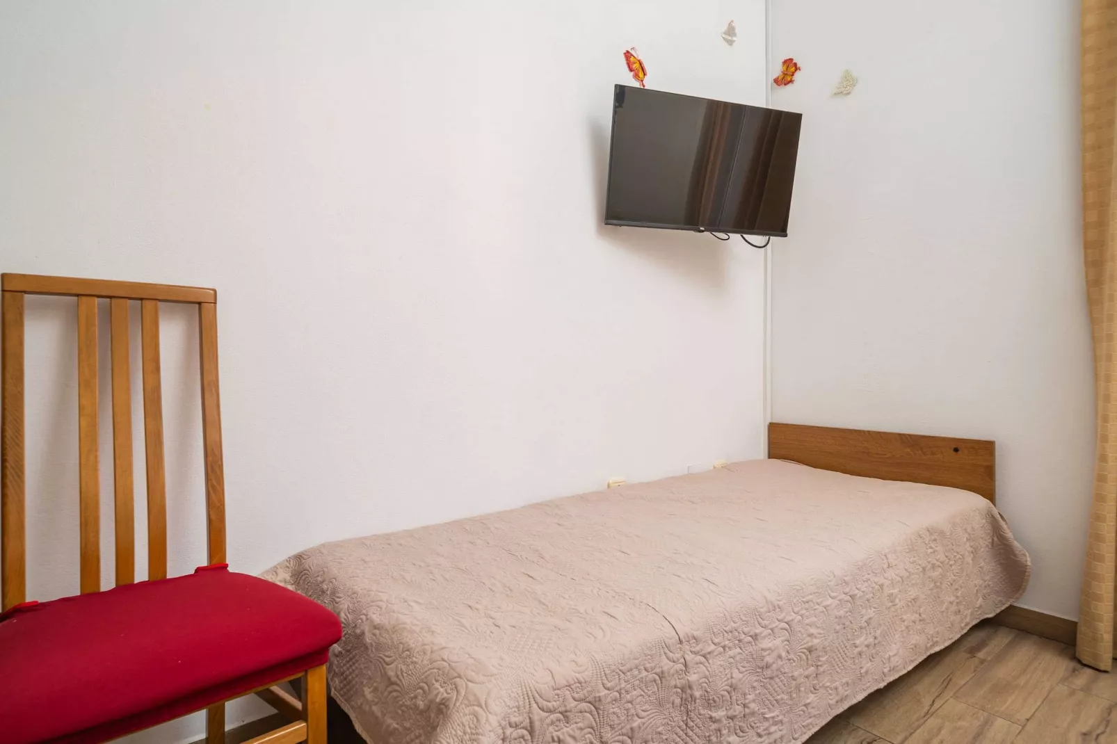 Apartments Senjo - Studio Apartment with Balcony with Side Sea View (Apartman 4)-Slaapkamer