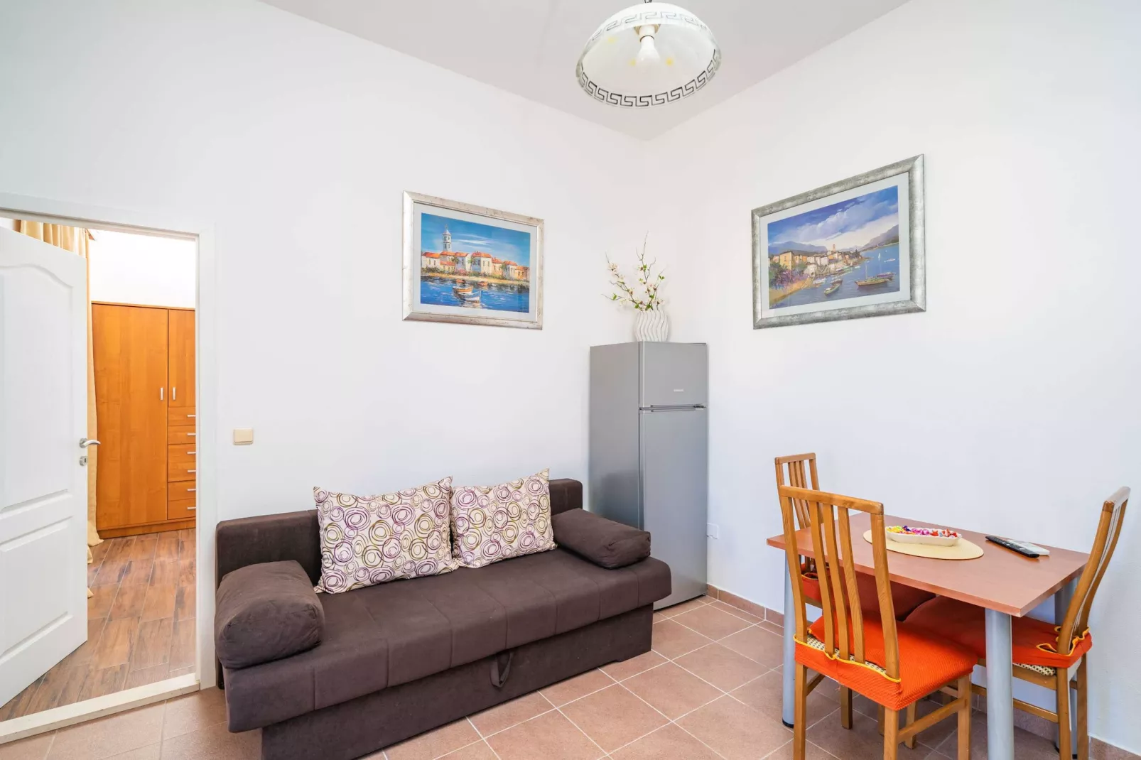 Apartments Senjo - One Bedroom Apartment with Balcony and Sea View (4 adults) (Apartman 3)-Eetkamer