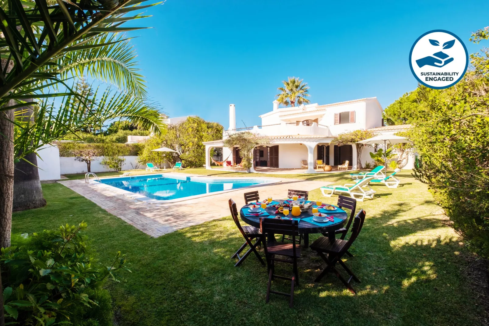 Villa Atlas-Tuinen zomer