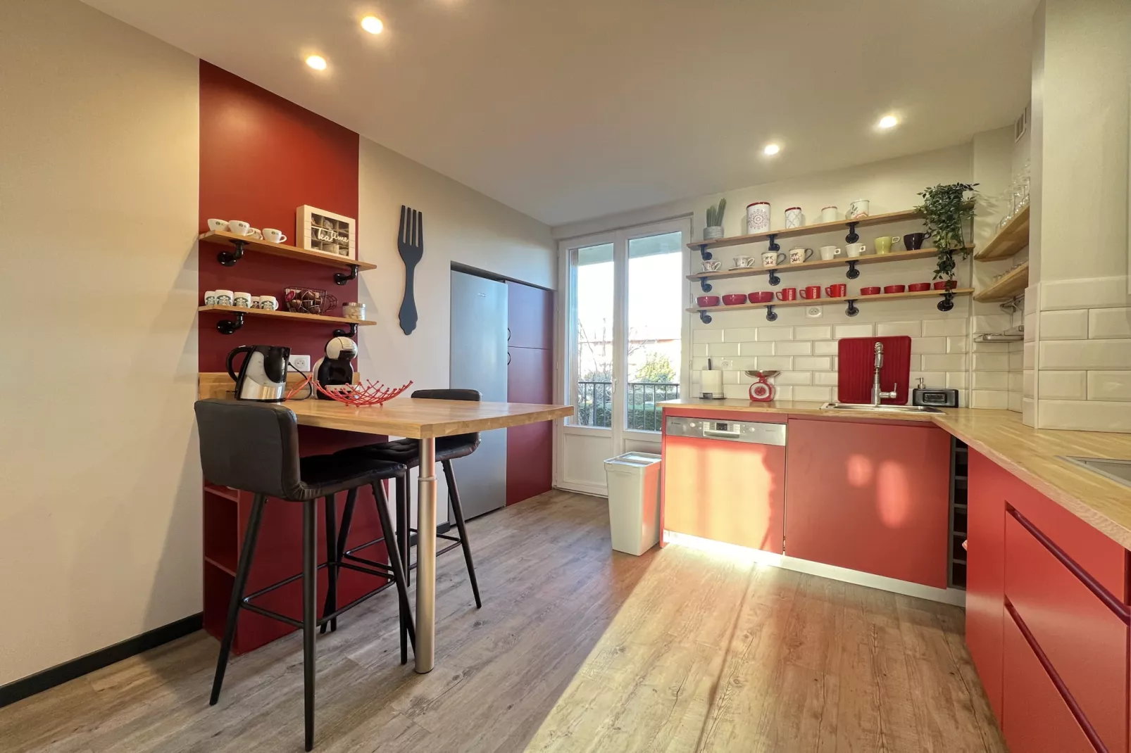 Le Floral - 2p - Lumineux & Calme - Parking/Wifi-Keuken