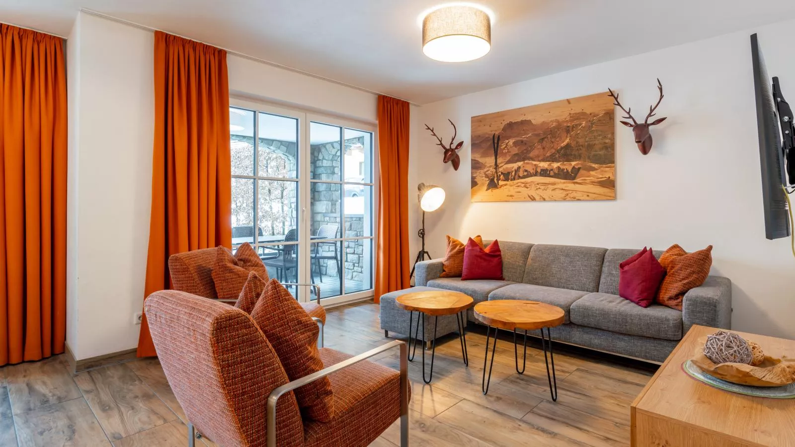 Tauern Suites Mitterwirt TOP 304-Woonkamer