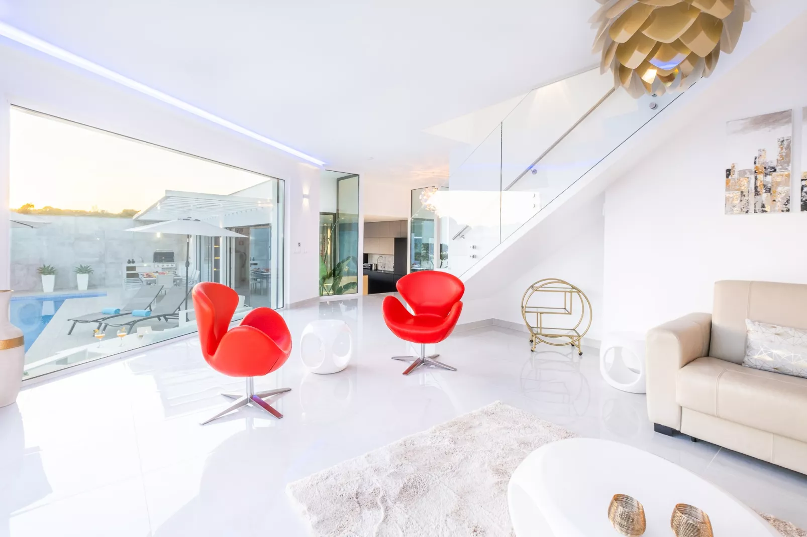 Villa Boa Vida-Woonkamer