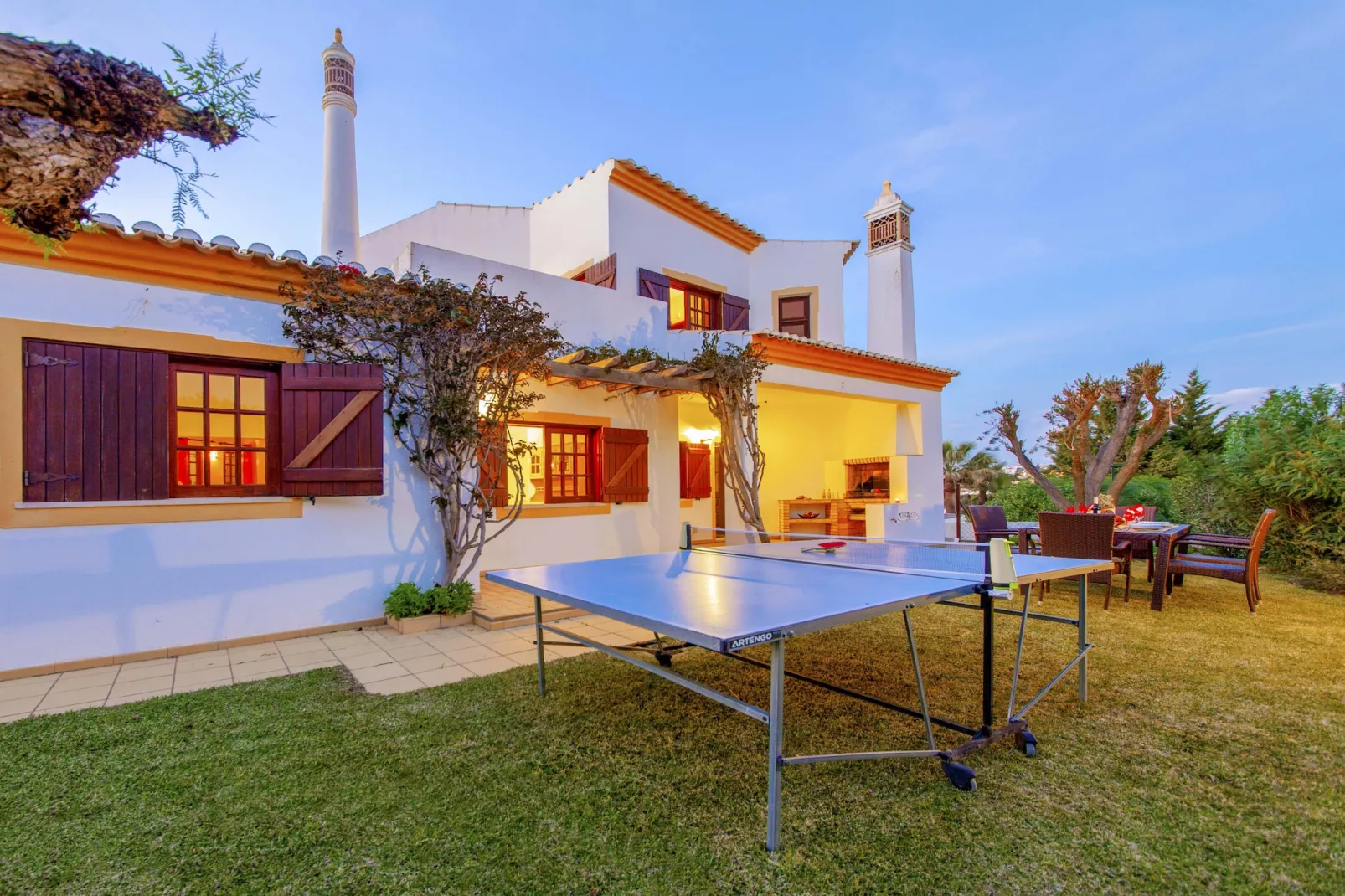 Villa Palms-Tuinen zomer