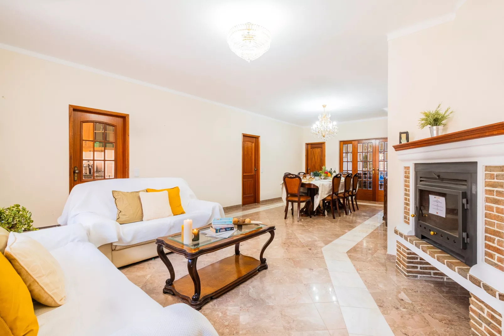 Villa La Digue-Woonkamer