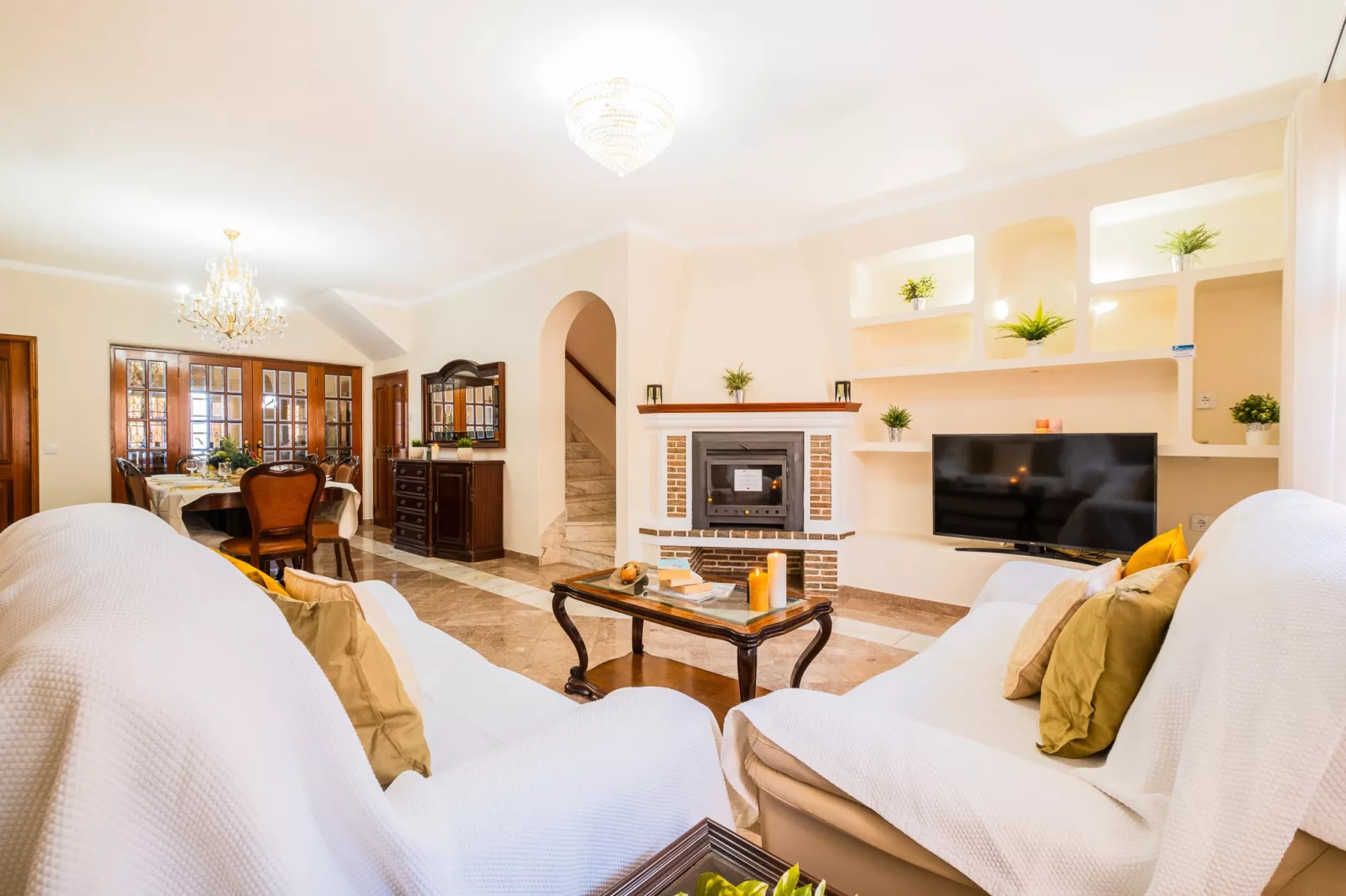 Villa La Digue-Woonkamer