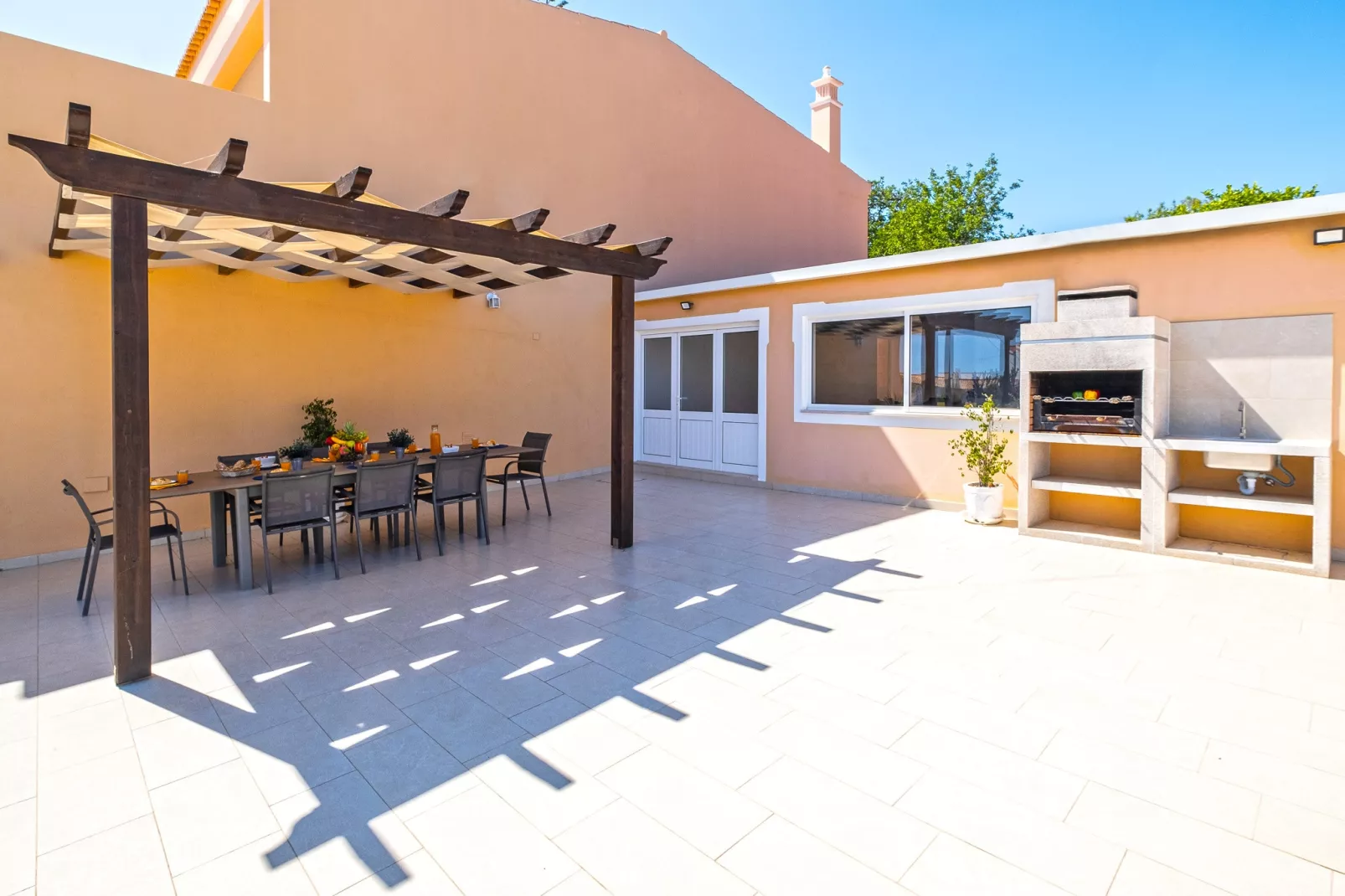 Villa La Digue-Terrasbalkon