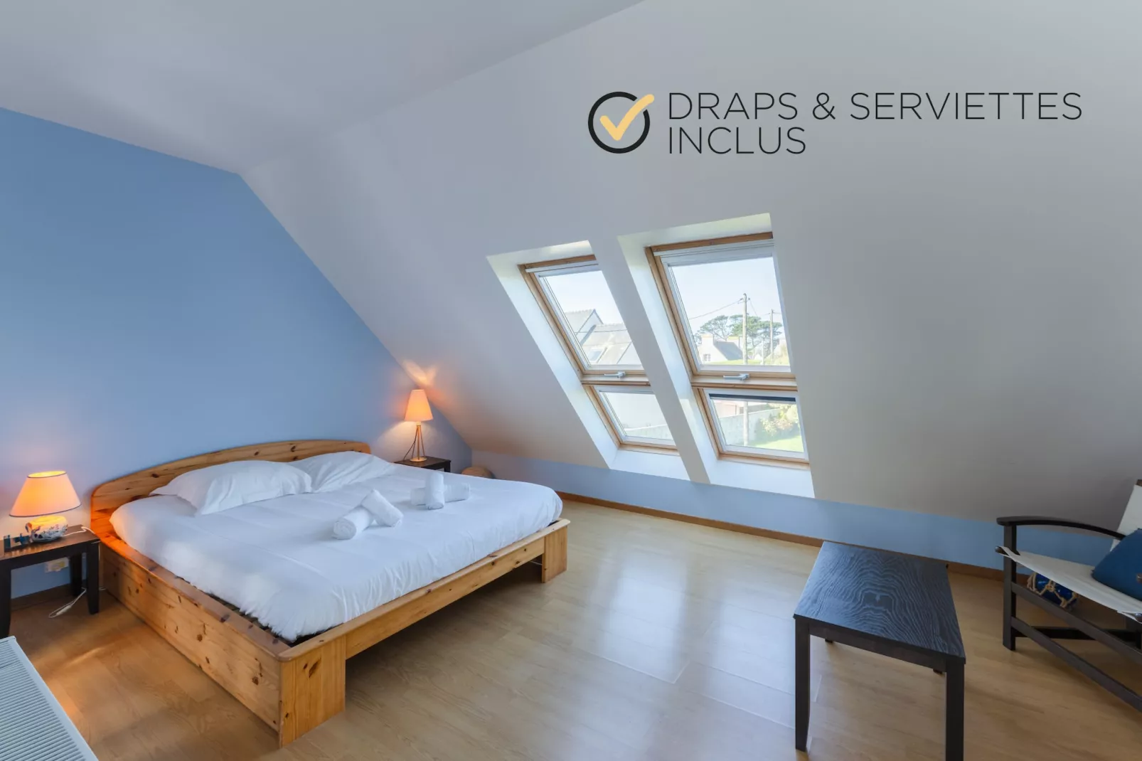 TY MOR BRAS - Portsall-Slaapkamer