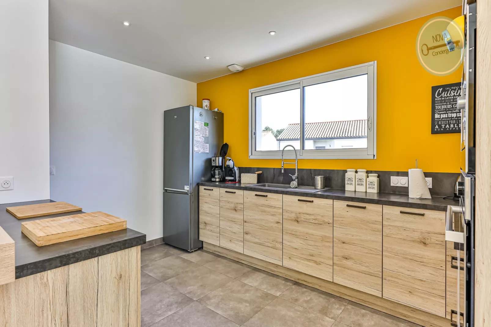 Villa la Fleur des Dunes-Keuken