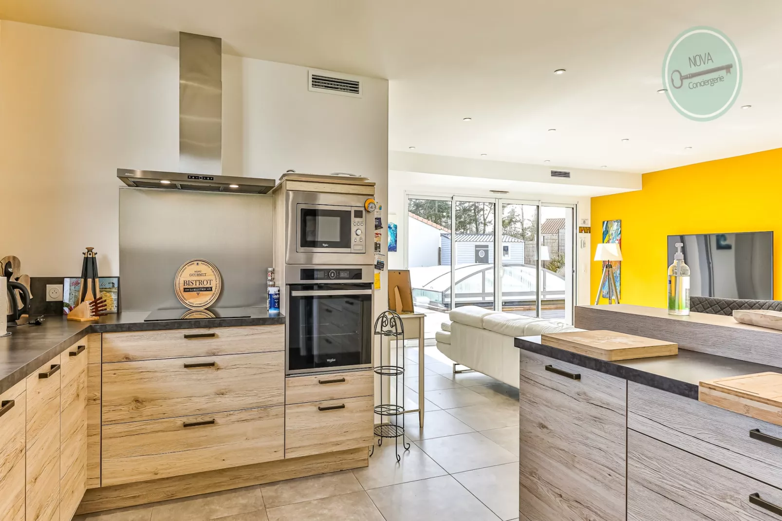 Villa la Fleur des Dunes-Keuken