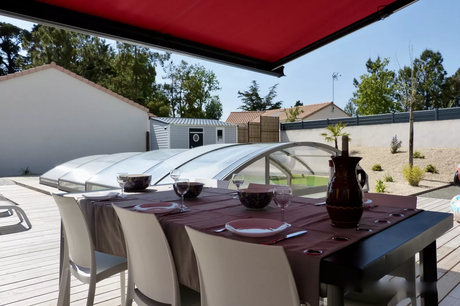 Villa la Fleur des Dunes-Terrasbalkon