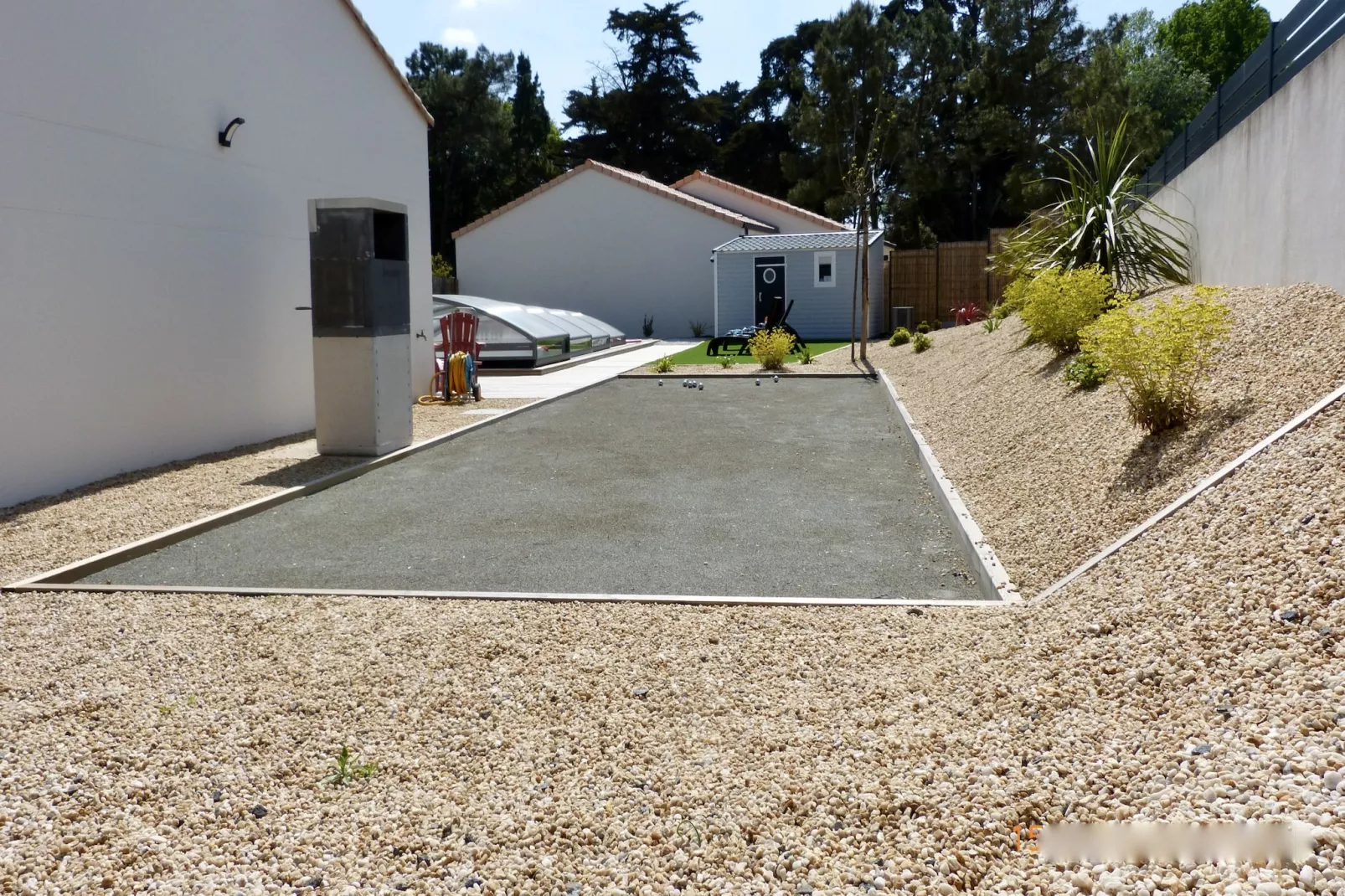 Villa la Fleur des Dunes-Tuinen zomer