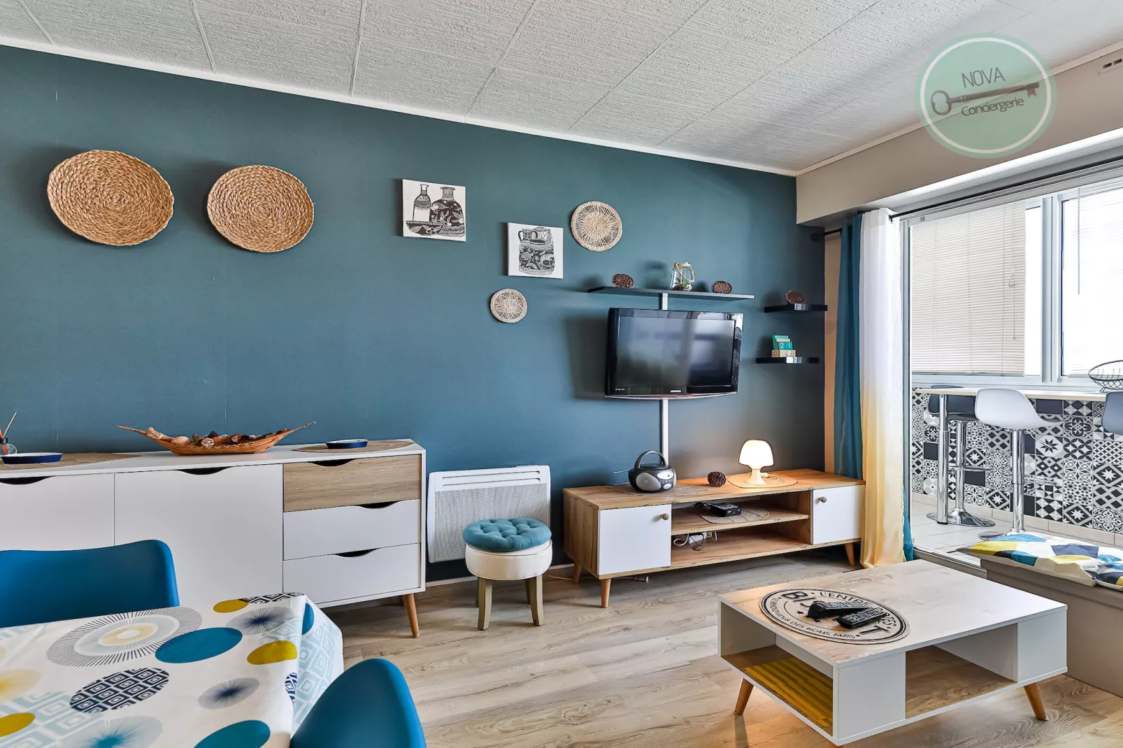 Nid douillet Le Grand Large 2 – Appartement 204-Woonkamer