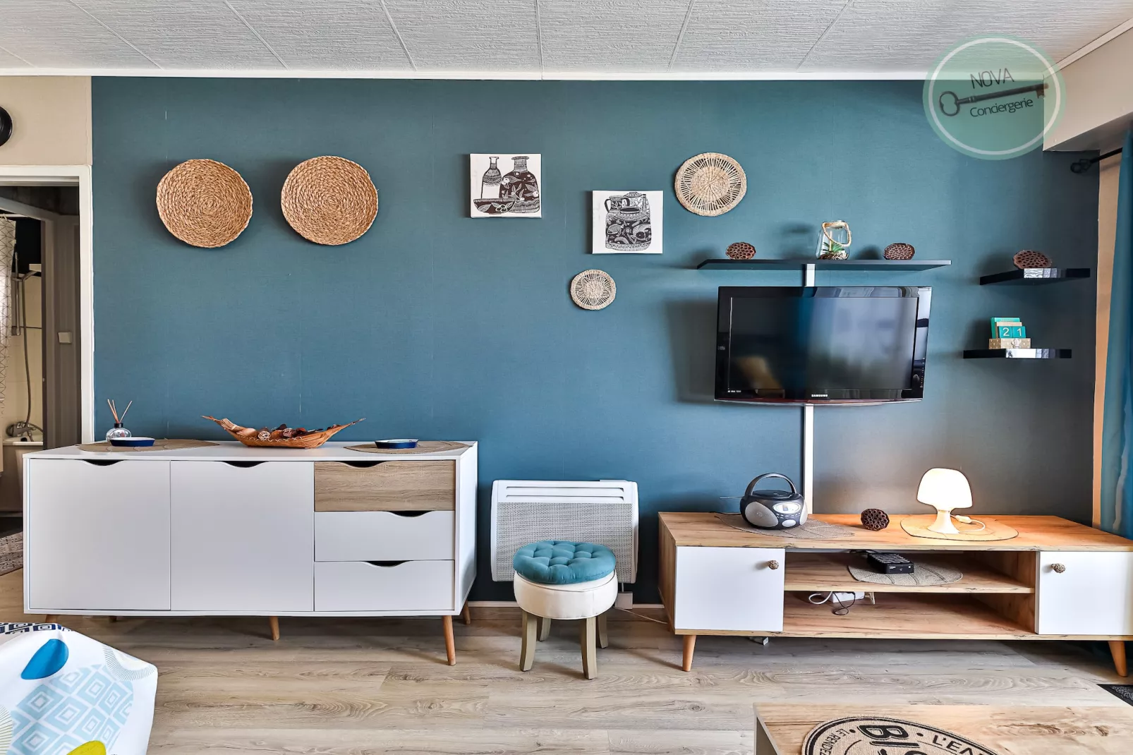 Nid douillet Le Grand Large 2 – Appartement 204-Woonkamer