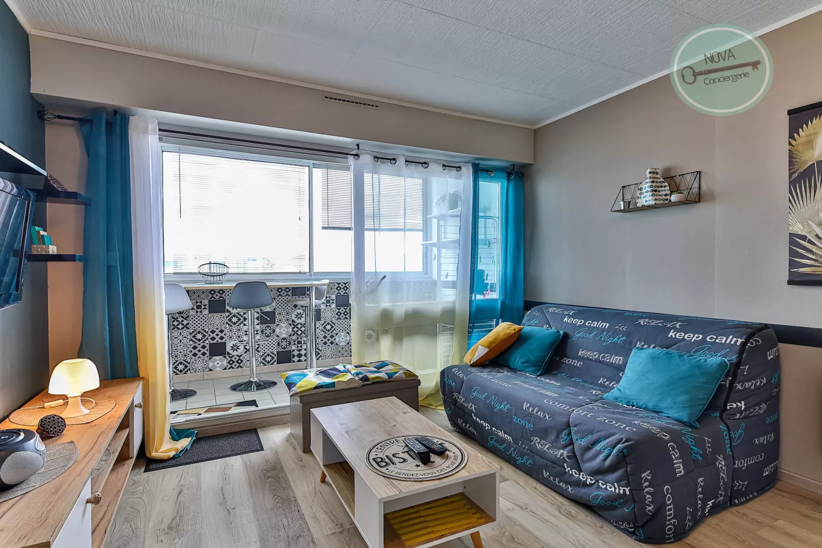 Nid douillet Le Grand Large 2 – Appartement 204-Woonkamer