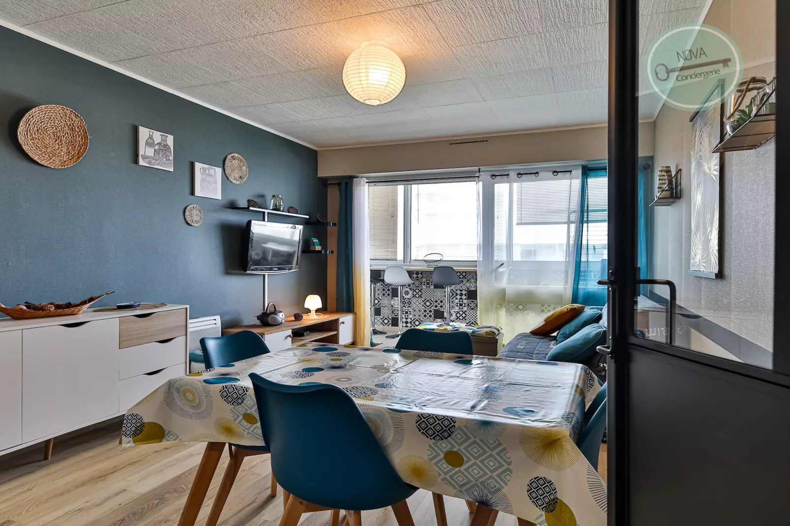 Nid douillet Le Grand Large 2 – Appartement 204-Eetkamer