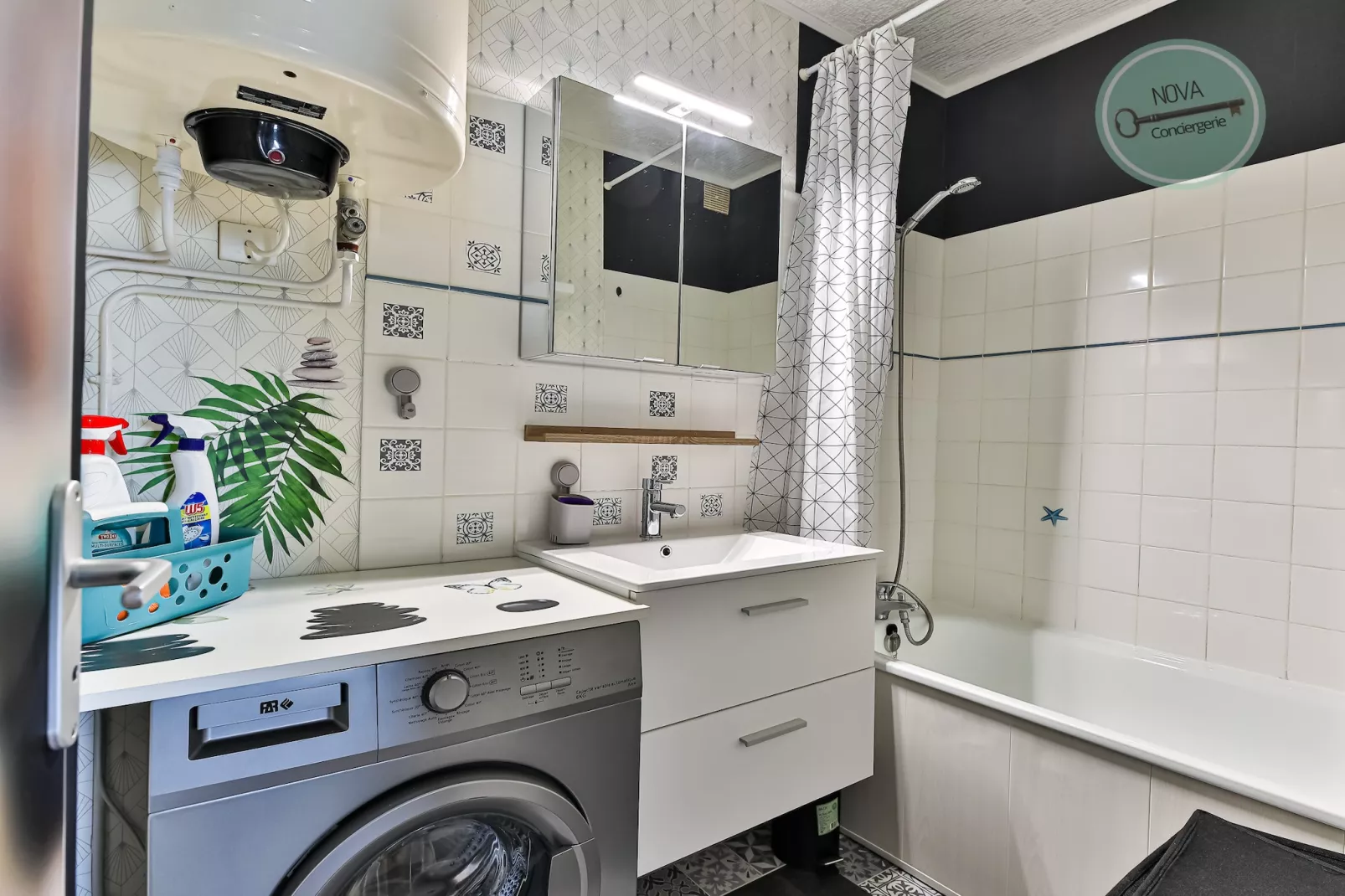 Nid douillet Le Grand Large 2 – Appartement 204-Badkamer
