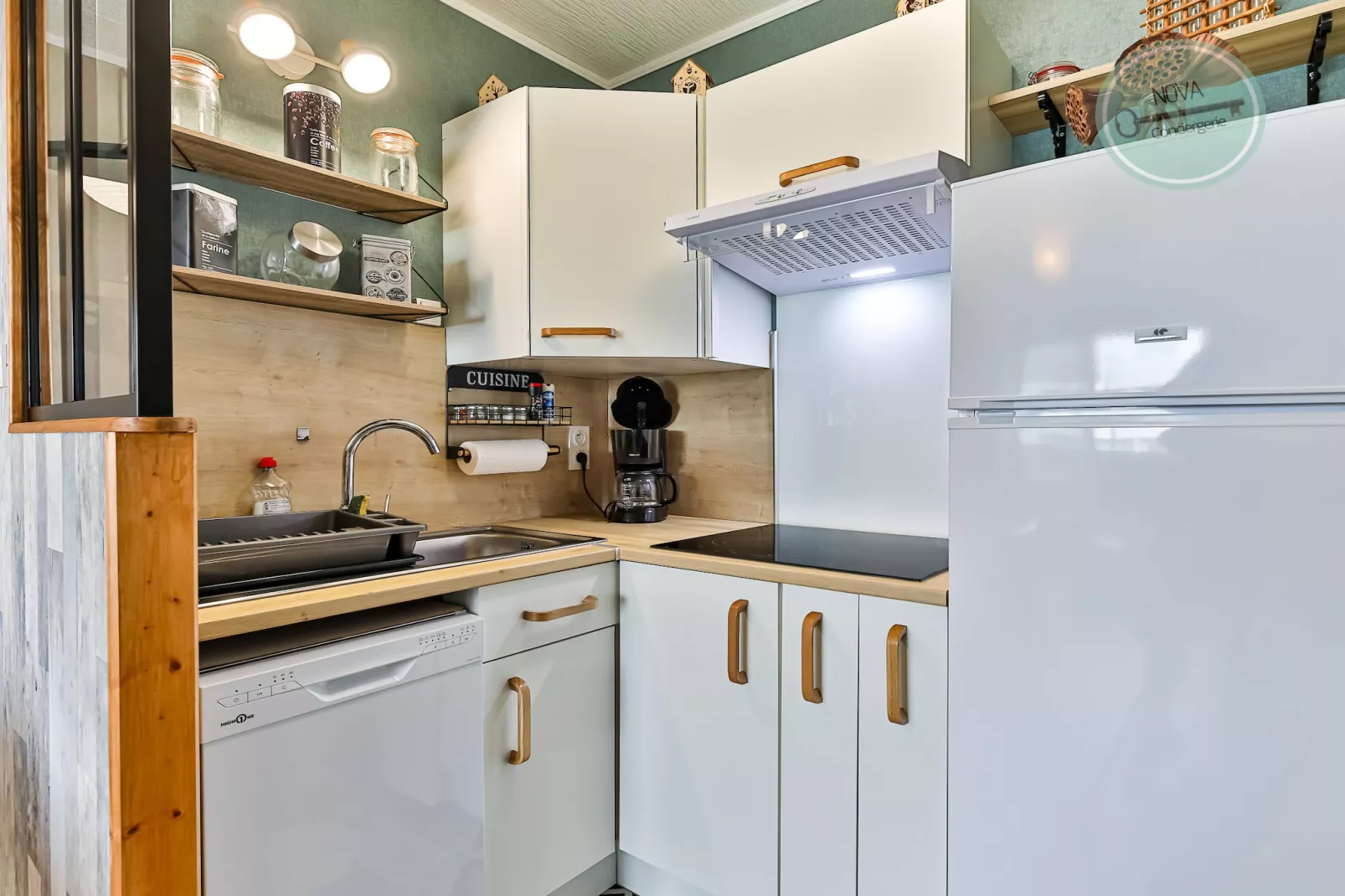 Nid douillet Le Grand Large 2 – Appartement 204-Keuken