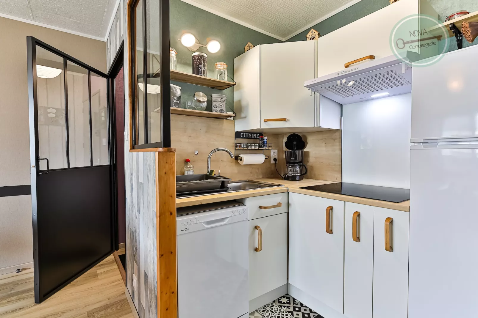 Nid douillet Le Grand Large 2 – Appartement 204-Keuken