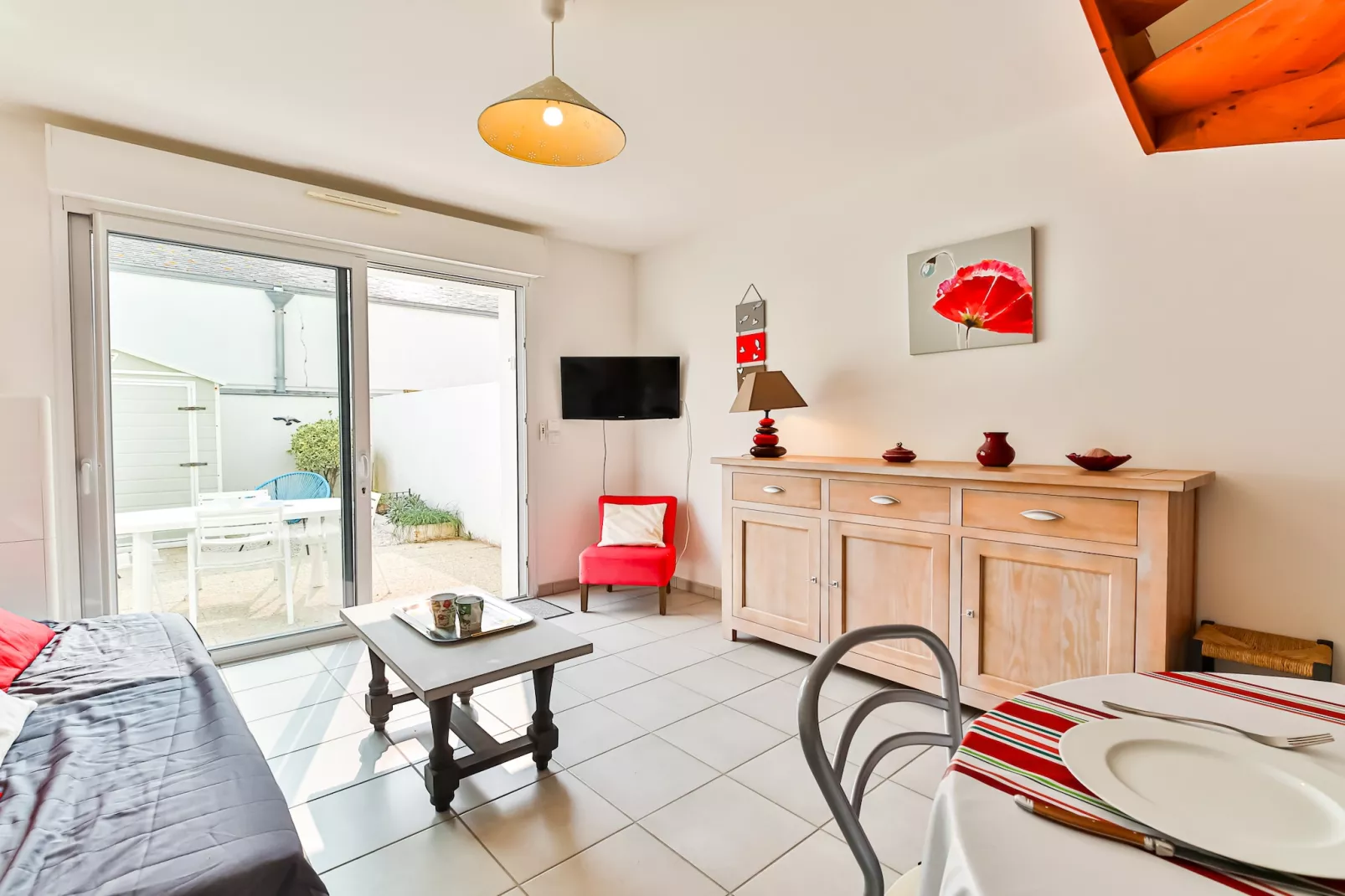 Maison  Résidence Les Bains de Mer 20-Woonkamer