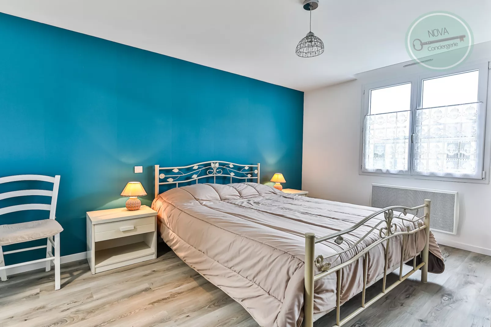Maison Ker Mona entre plage et commerces-Slaapkamer