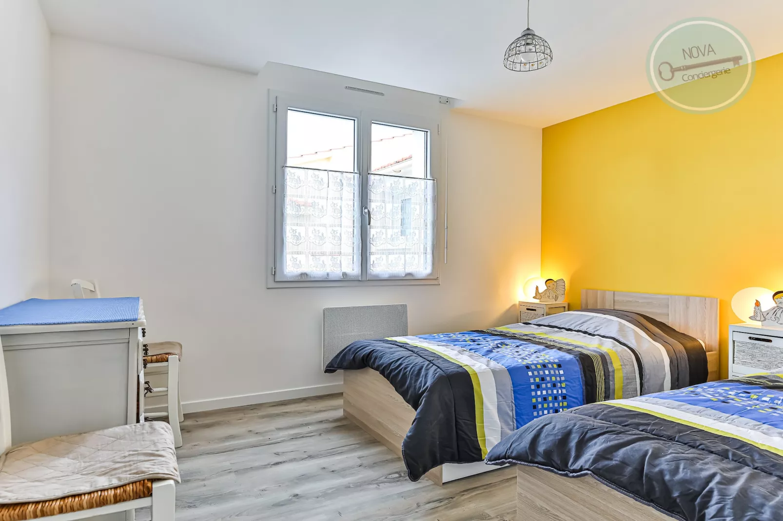 Maison Ker Mona entre plage et commerces-Slaapkamer