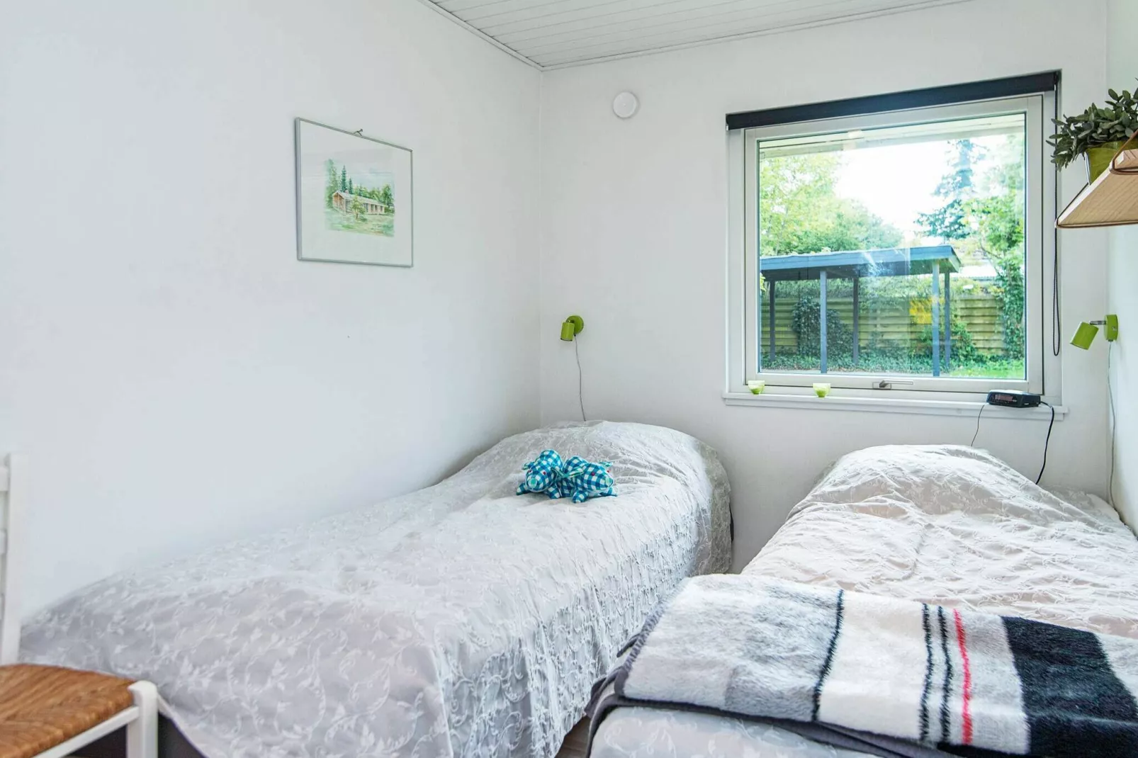 Modern vakantiehuis in Egå met open haard-Binnen