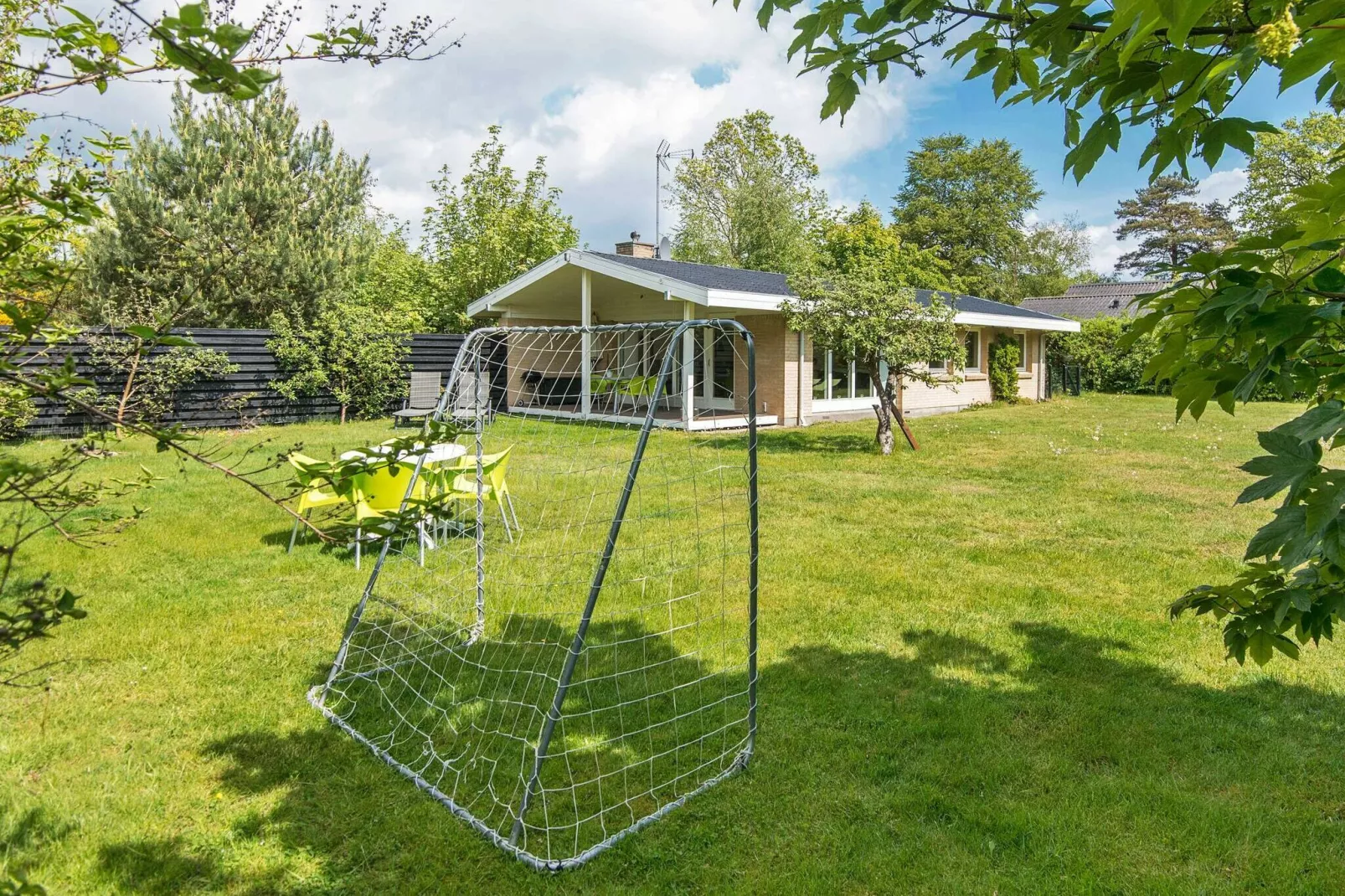 Modern vakantiehuis in Egå met open haard-Uitzicht