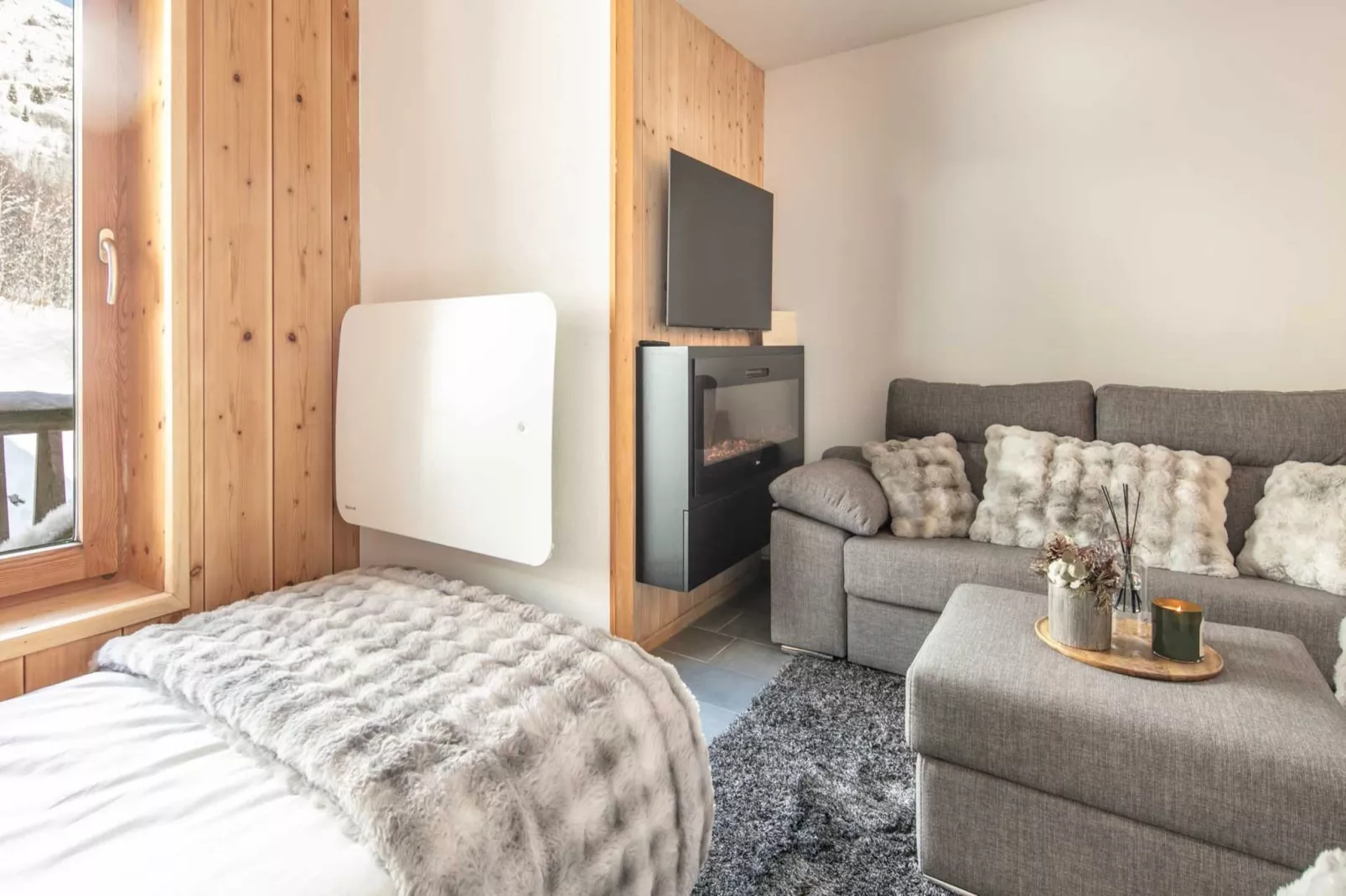 Les Fermes de Saint Sorlin H N°103 - 2P6-Woonkamer