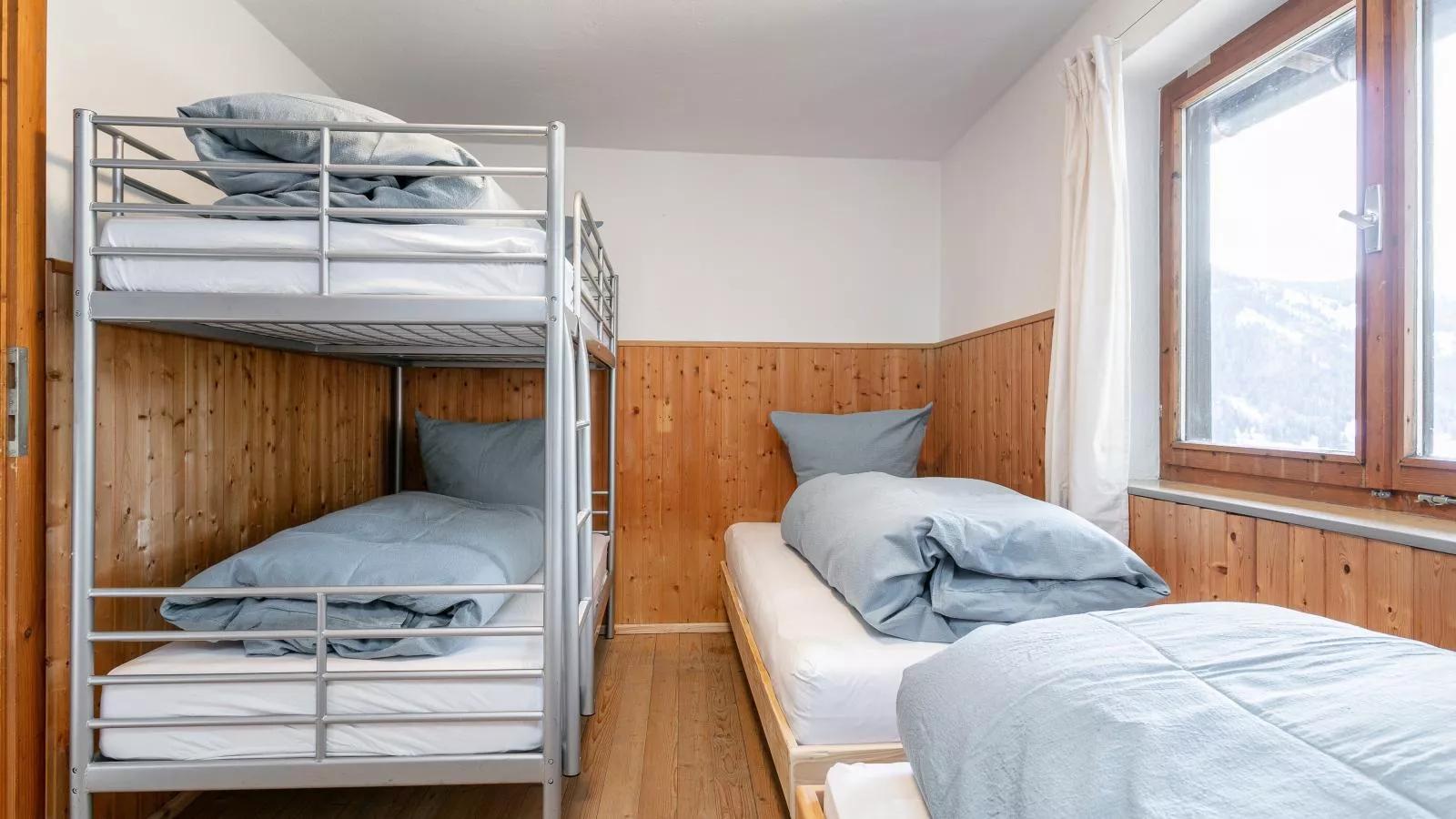 Sonnenhütte oben-Slaapkamer