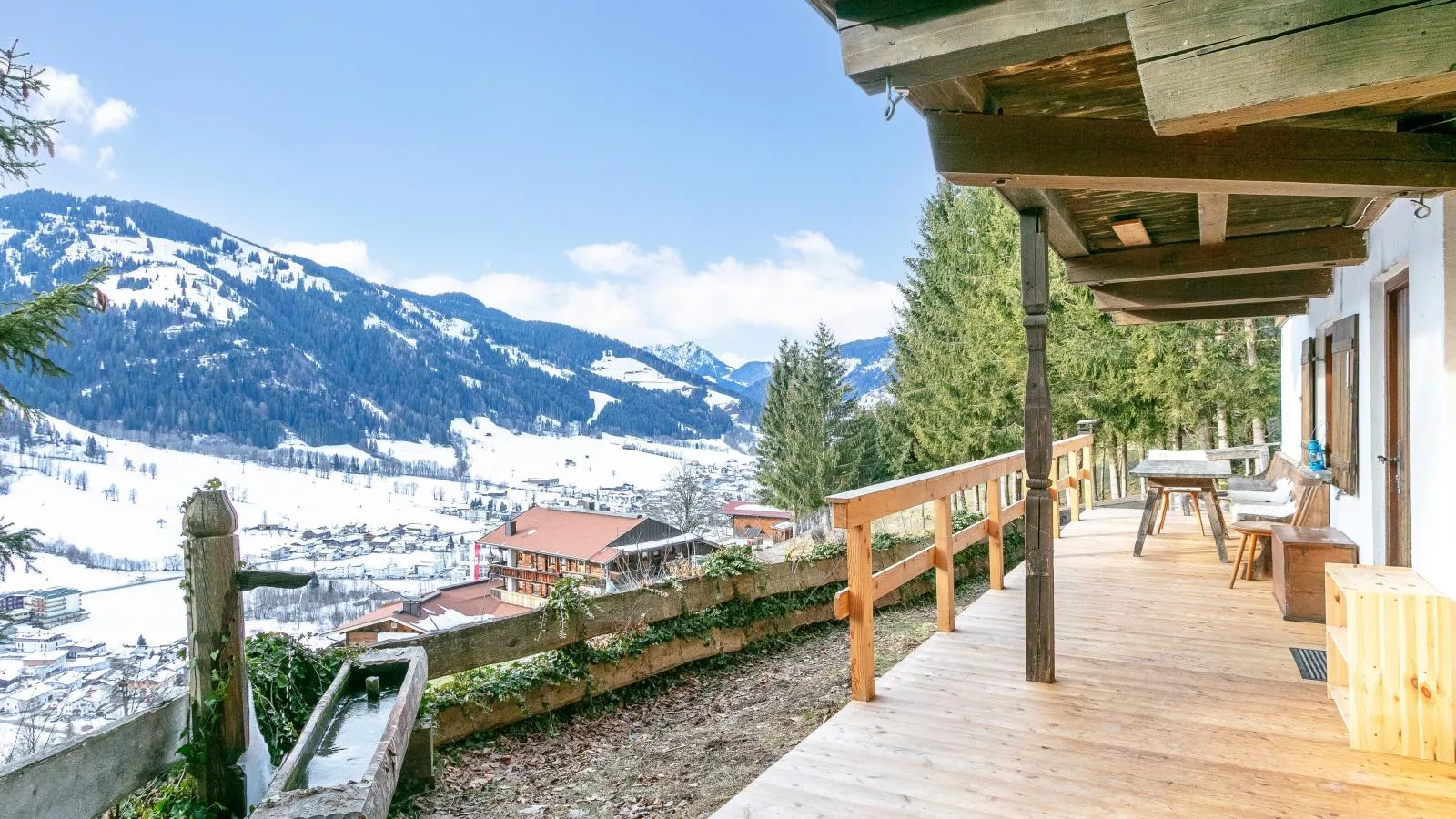 Sonnenhütte oben-Uitzicht winter