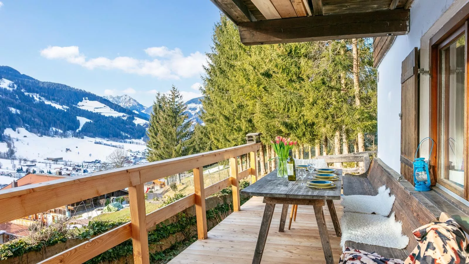 Sonnenhütte oben-Terrasbalkon