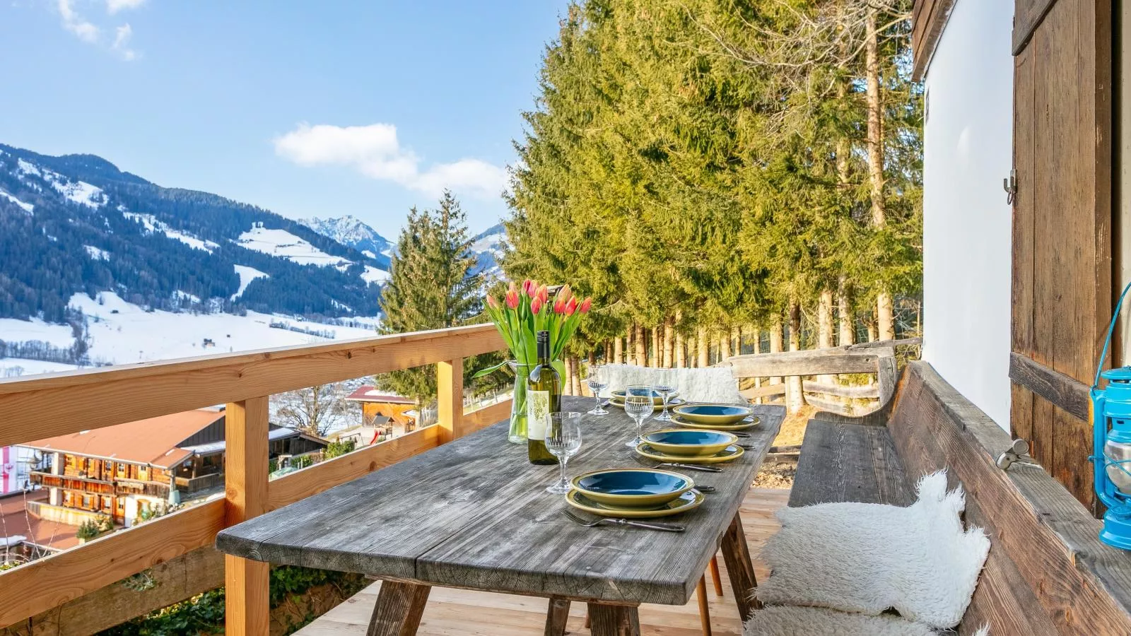 Sonnenhütte oben-Terrasbalkon