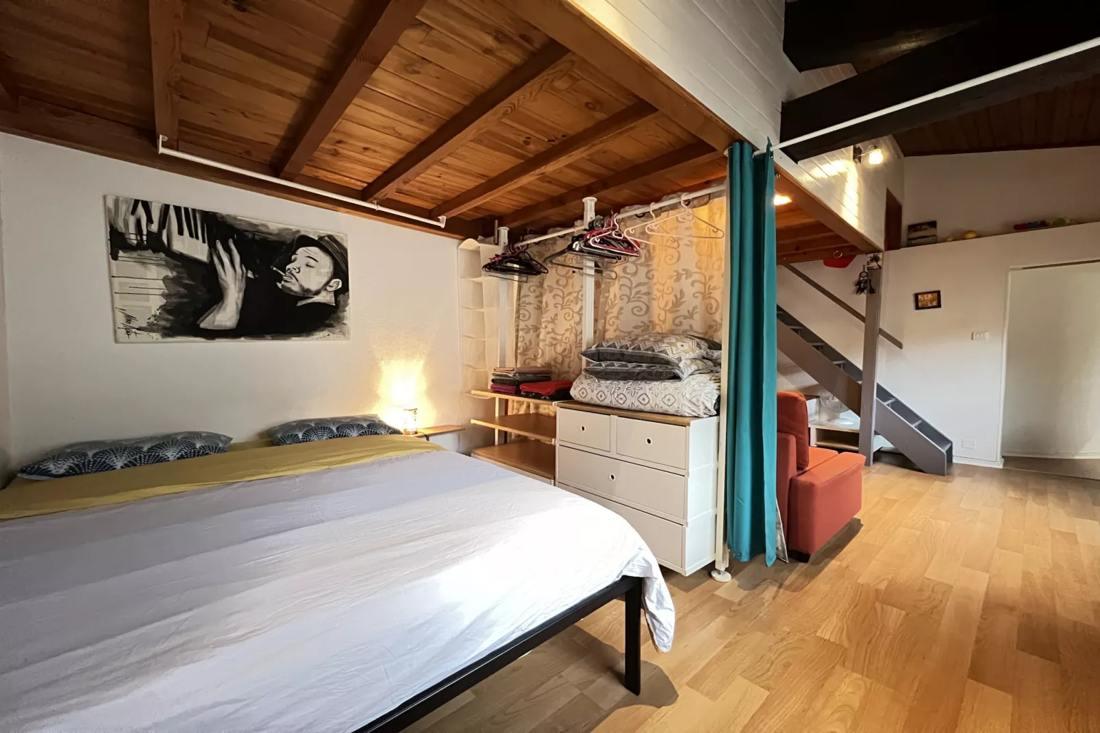 L'Esquirol : Charmant T1bis au coeur de Toulouse-Slaapkamer