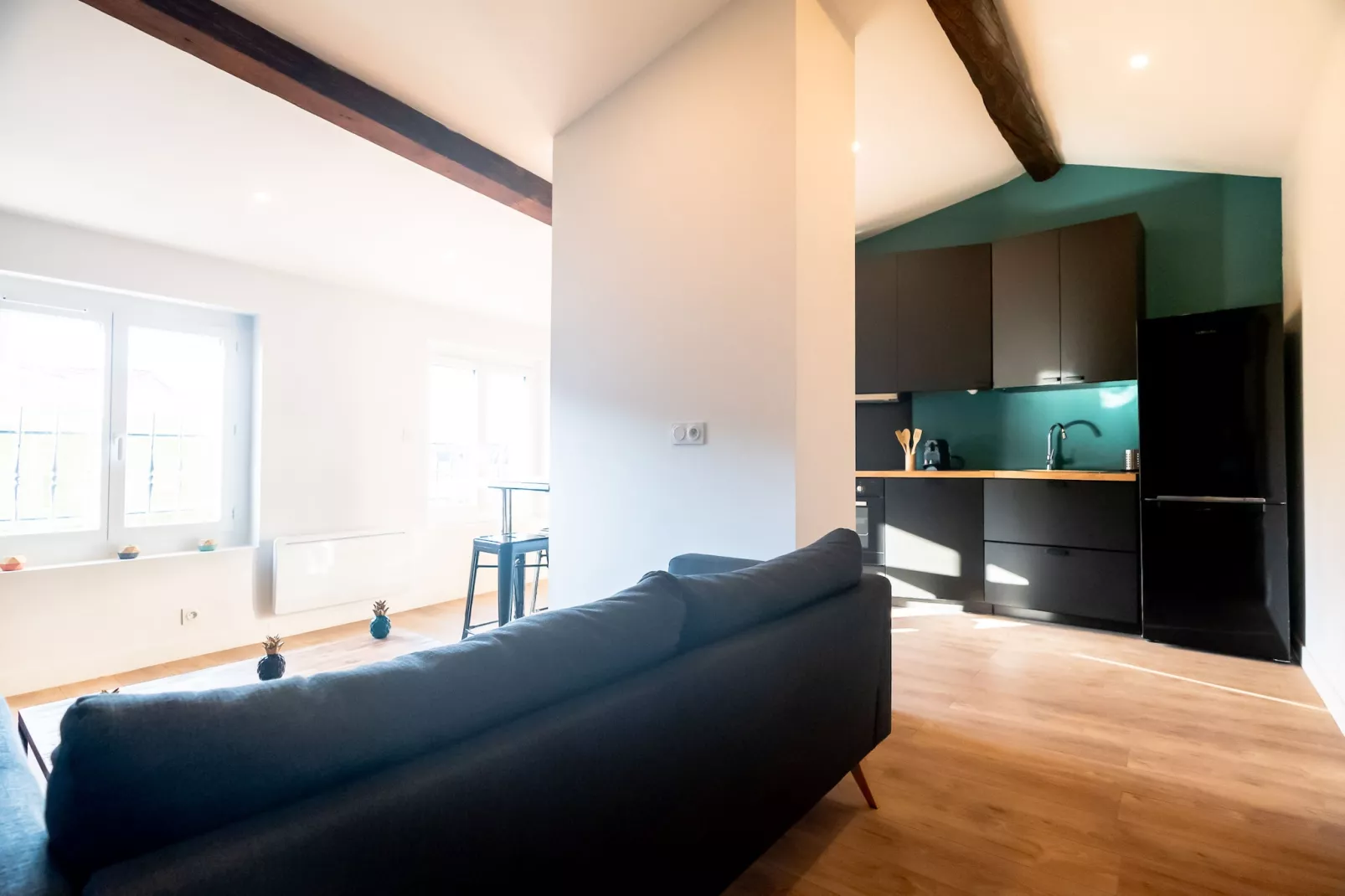 Le Puits-Clos : T2 sous les toits proche Capitole-Woonkamer
